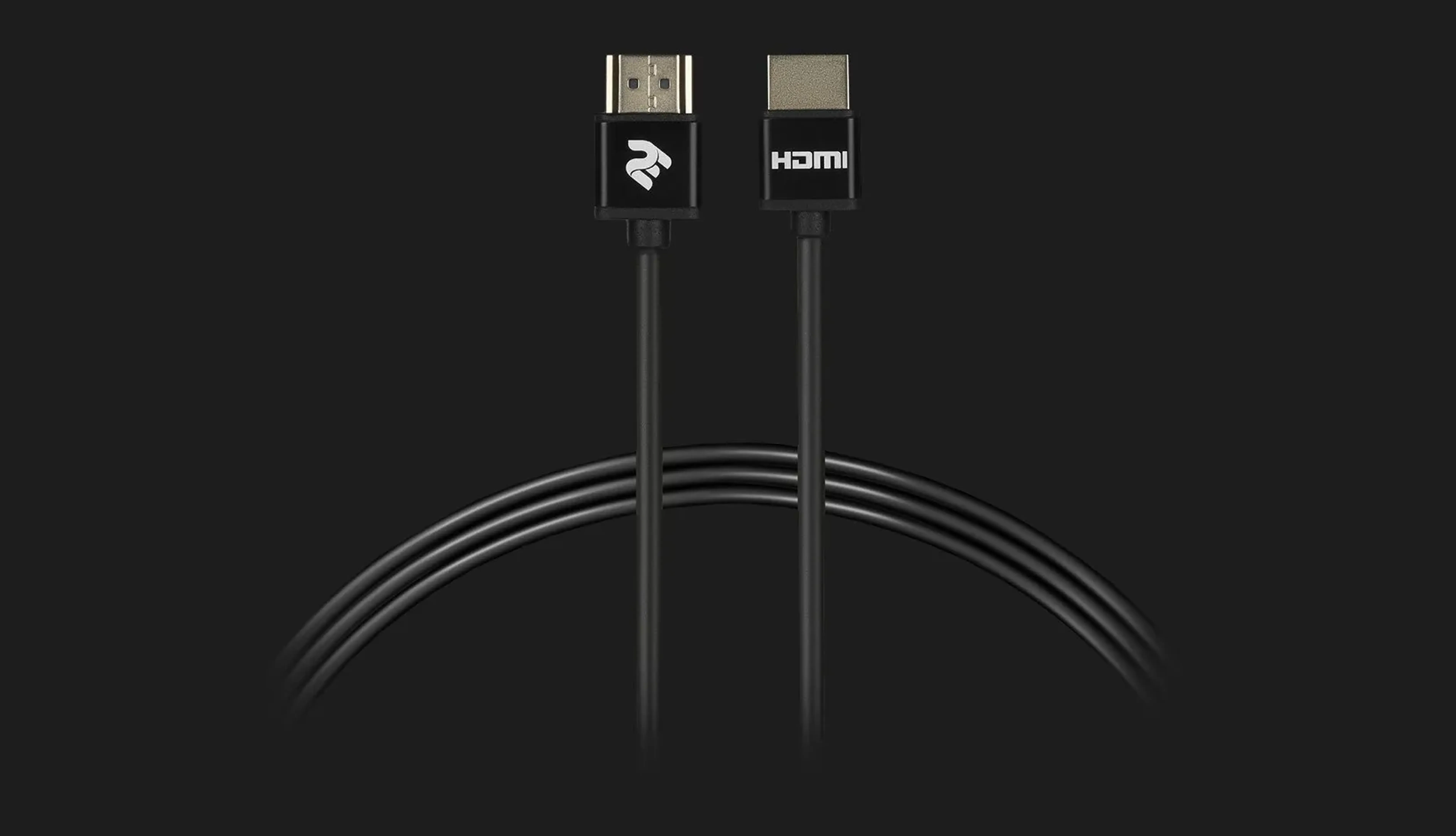 Кабель 2E HDMI (AM/AM) 2.0, Slim High Speed Aluminum 3м (Black)