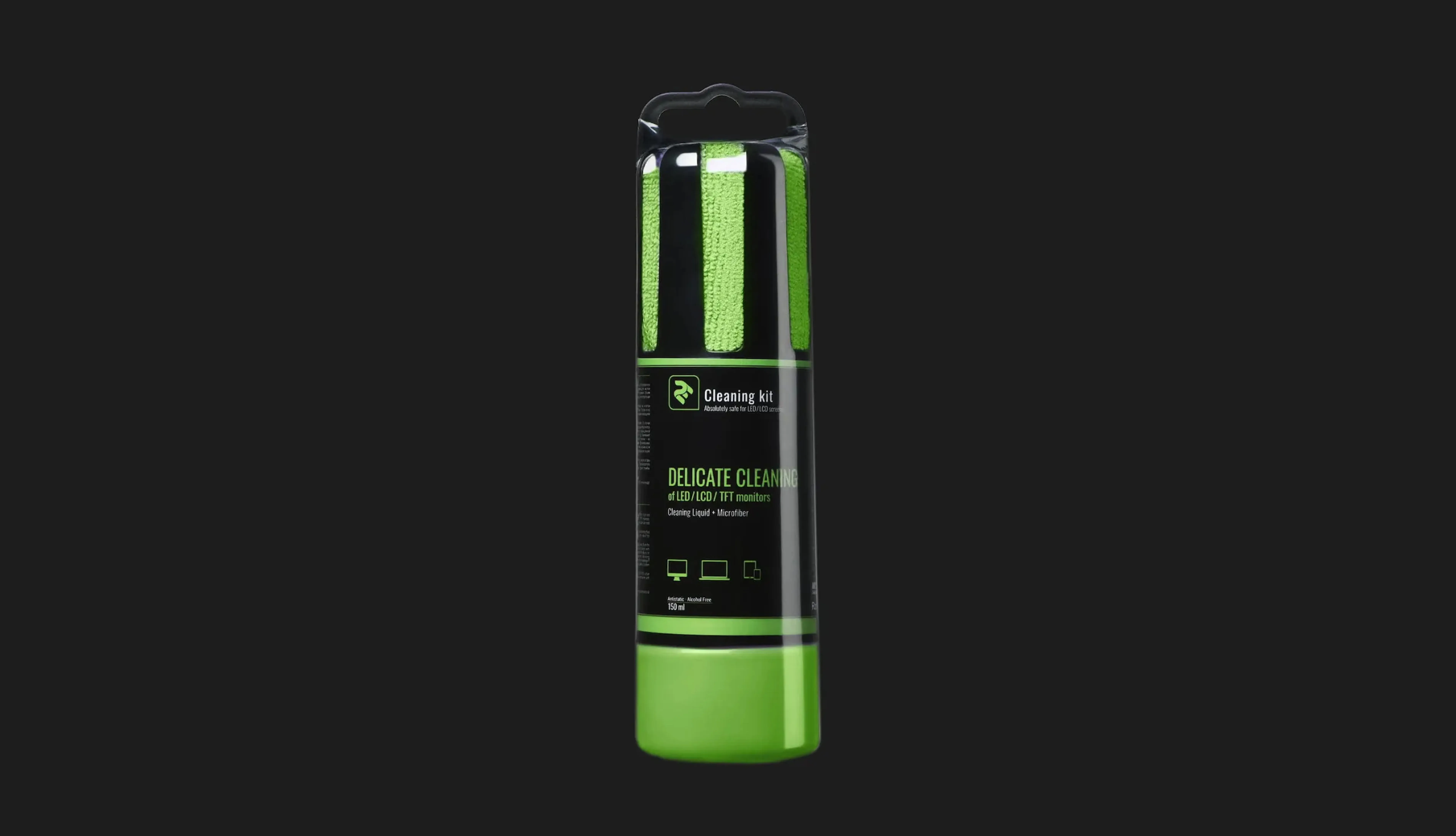 Набор для чистки 2E Liquid for LED/LCD 150ml + салфетка (Green) (2E-SK150GR)