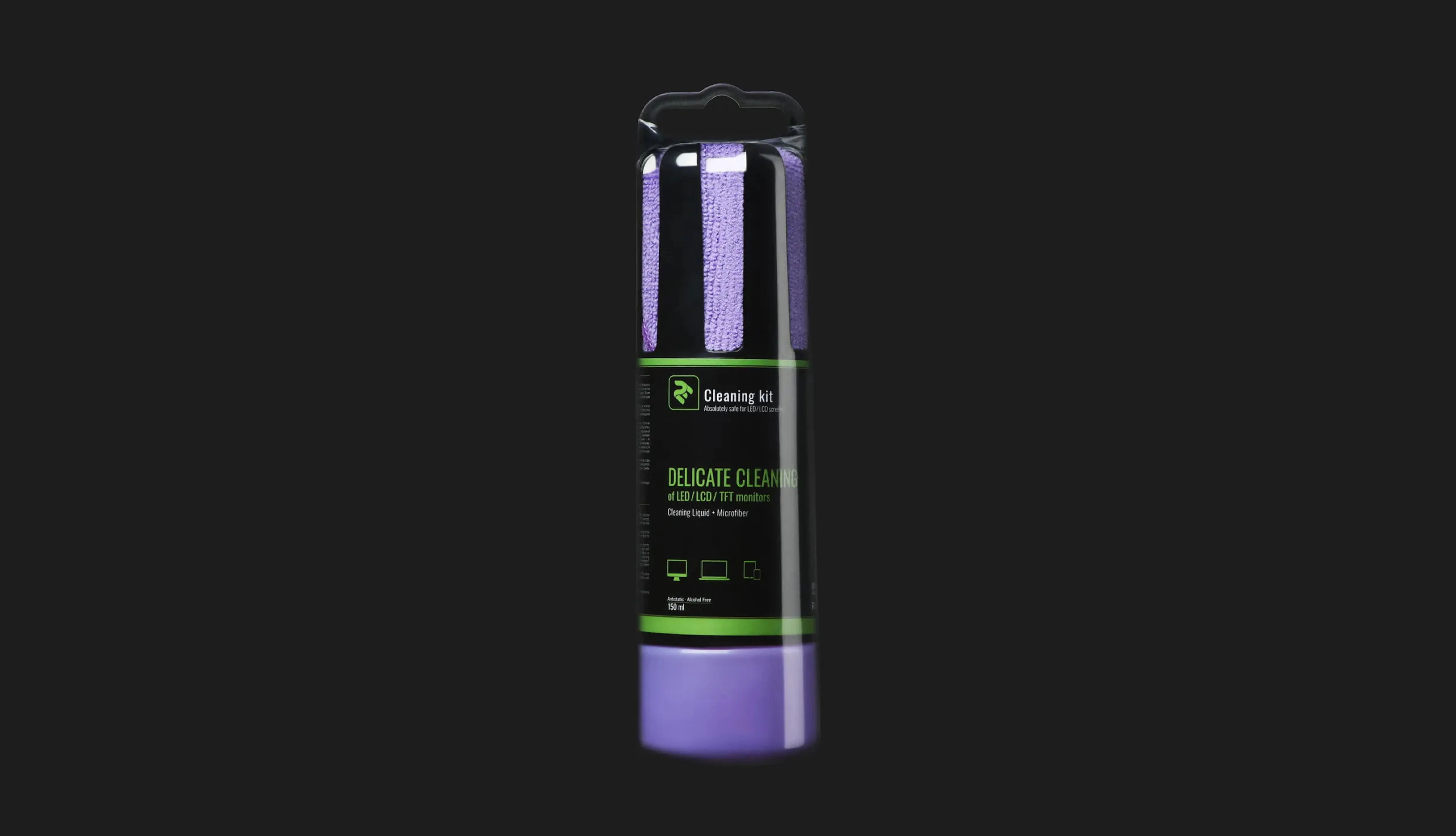 Набор для чистки 2E Liquid for LED/LCD 150ml + салфетка (Violet) (2E-SK150VT)