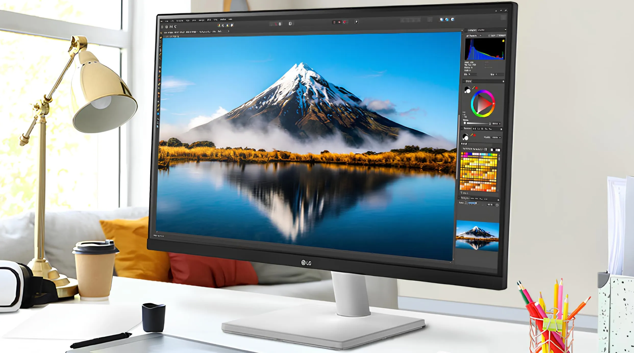 Монітор LG 27&quot; 27US500-W (UA) (Уцінка)
