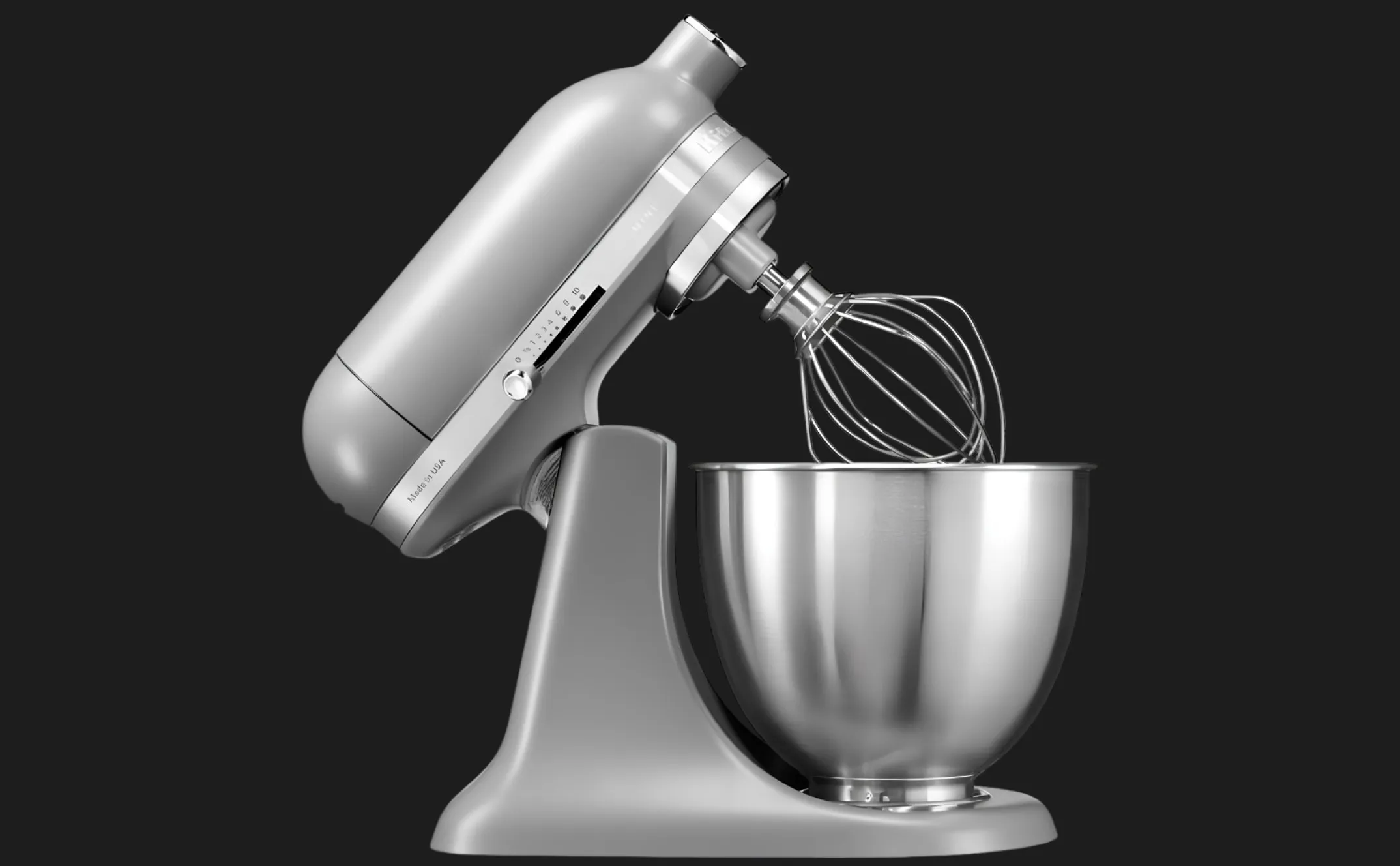 Планетарний міксер KitchenAid Artisan Mini 3,3 л (Gray Matte) (UA)