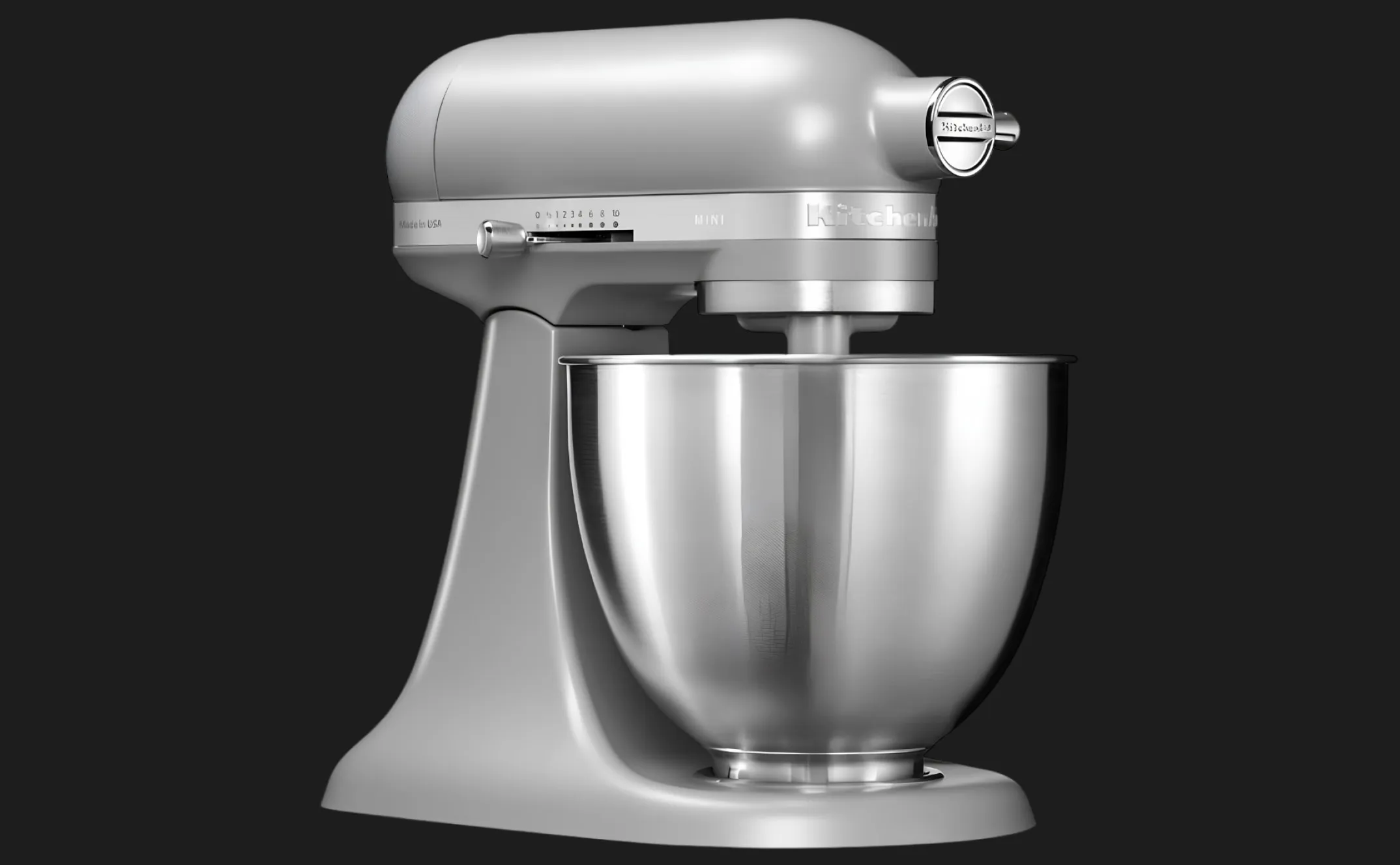 Планетарний міксер KitchenAid Artisan Mini 3,3 л (Gray Matte) (UA)
