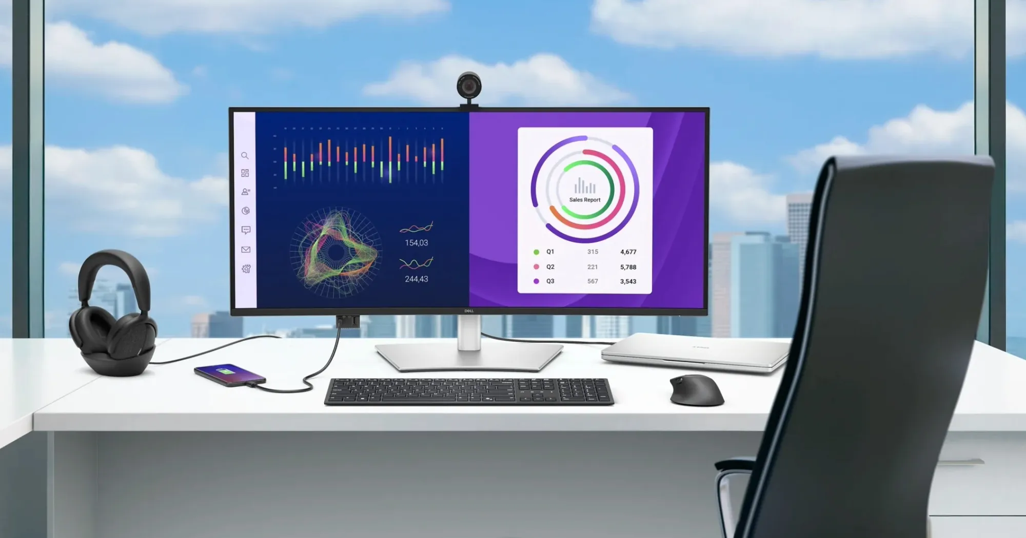 Монітор Dell 34" P3425WE IPS 100Hz 210-BRDR (UA)