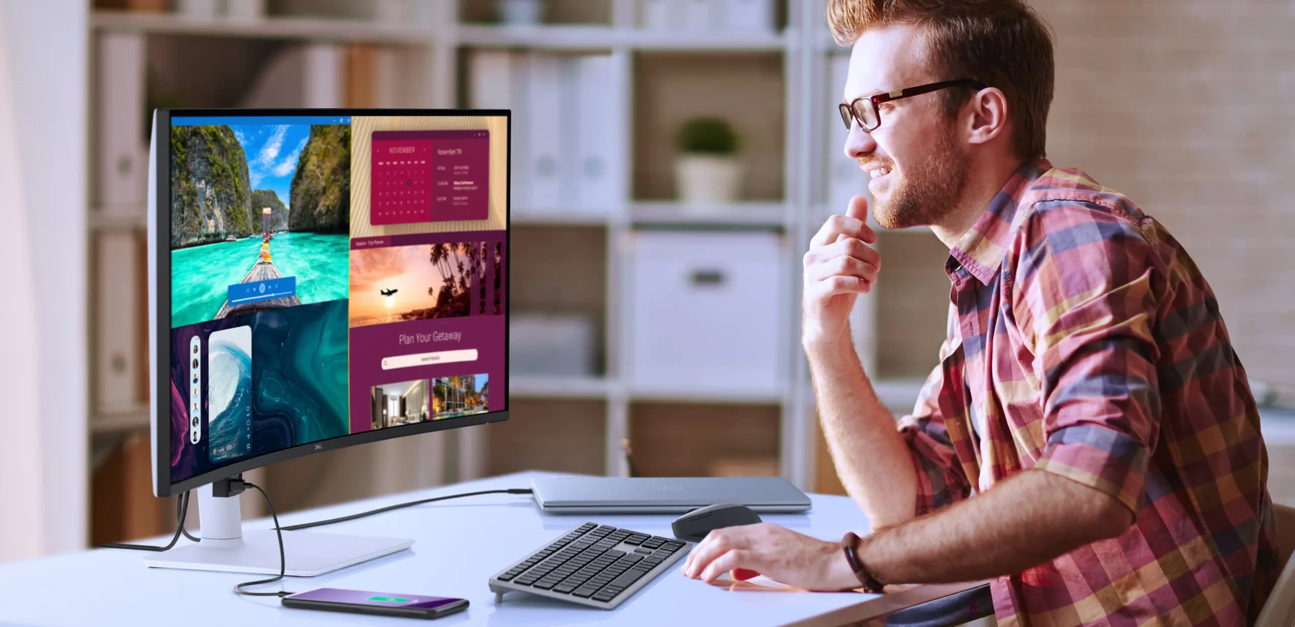 Монітор Dell 34" S3425DW (210-BQWR) (UA)