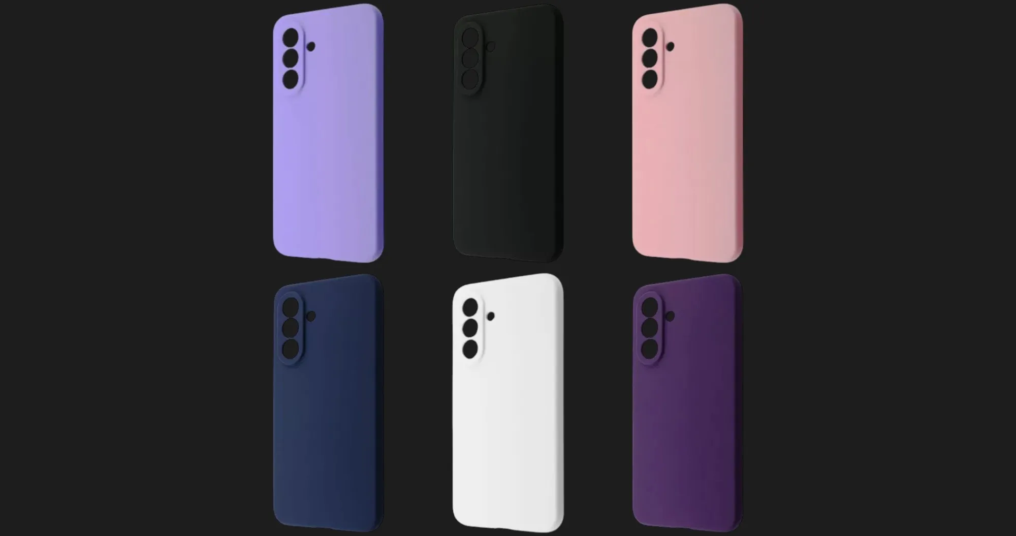 Чехол Silicone Case для Samsung A56 (White)