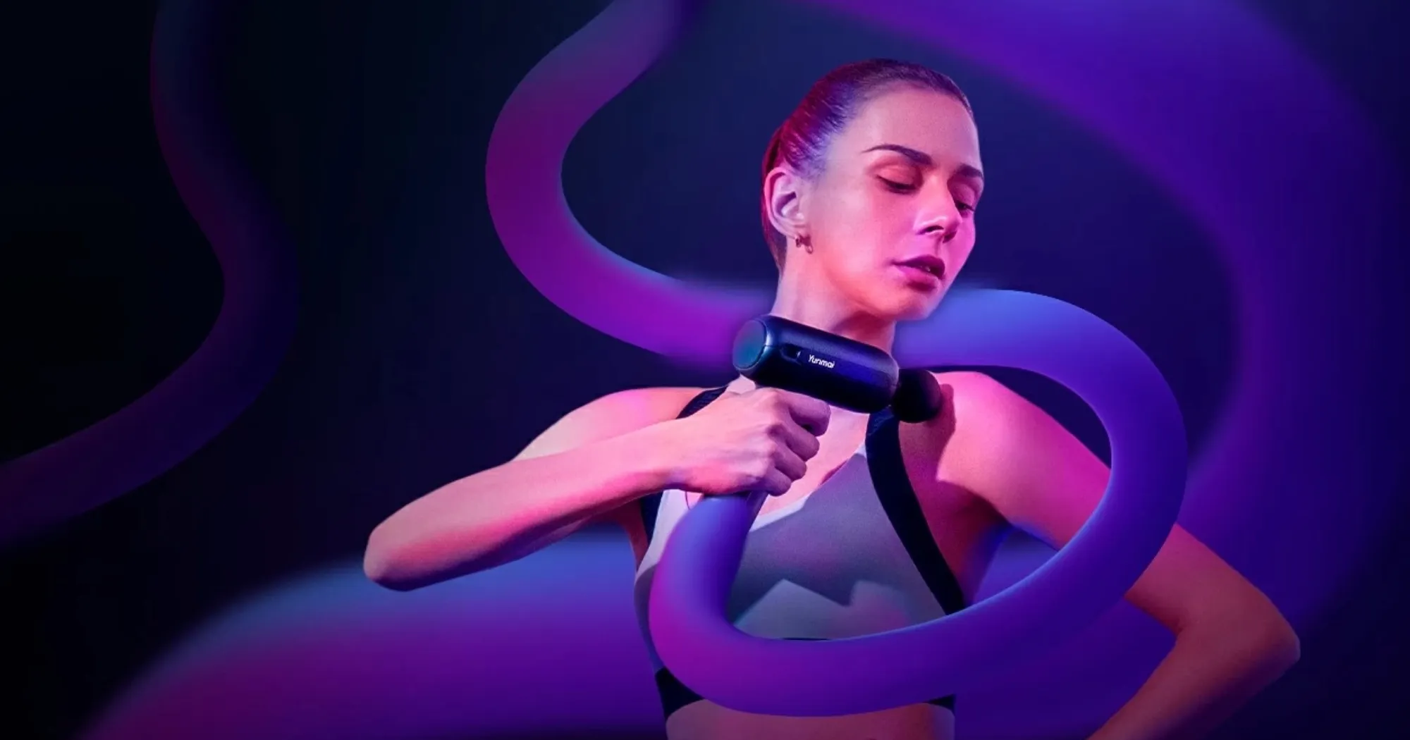 Перкуссионный массажер Yunmai Massage Gun EasePro (Blue)