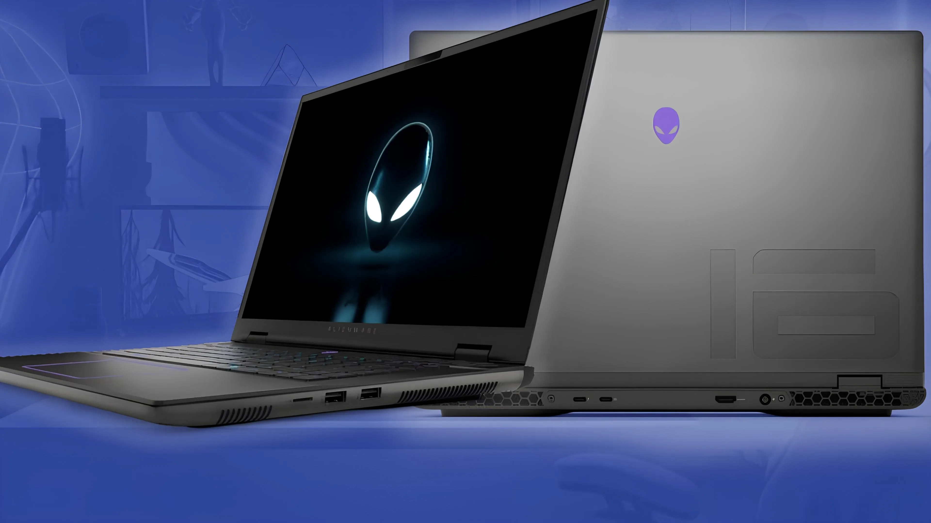 Ноутбук Dell Alienware m16 R2 16" (Intel Core Ultra 9/16GB/1TB (SSD)/RTX 4070) (FT0V5) (Standard)