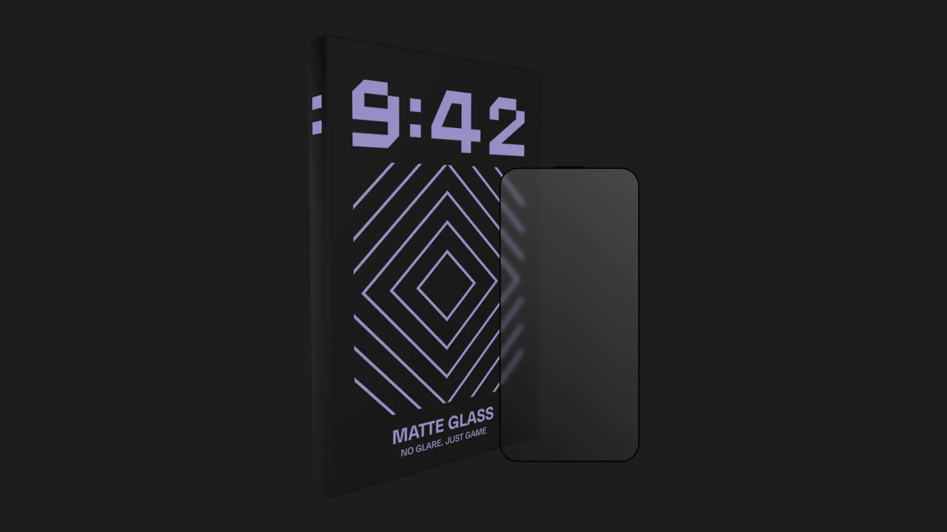 Защитное стекло 9:42 Matte для iPhone 17 Pro Max