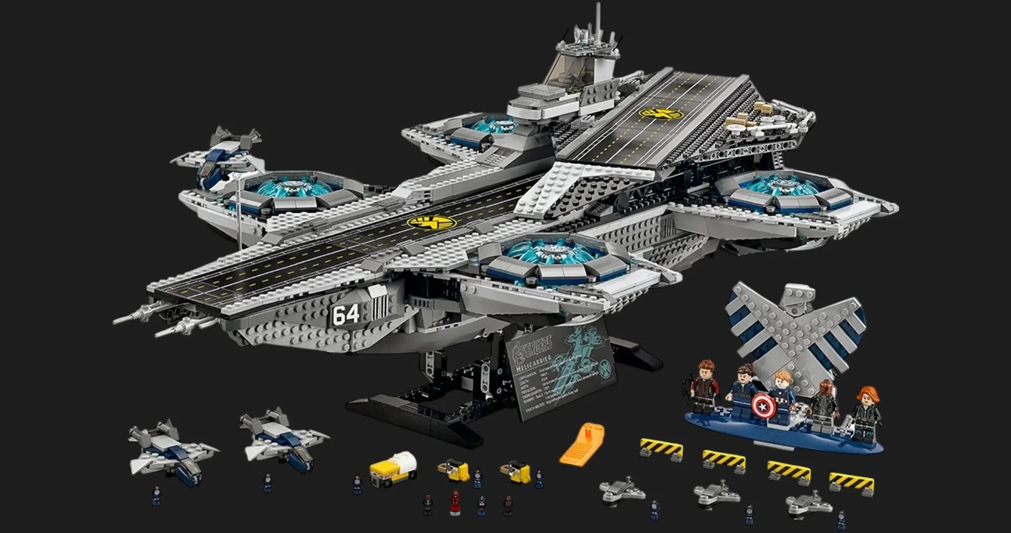 Конструктор LEGO Marvel The SHIELD Helicarrier (76042)