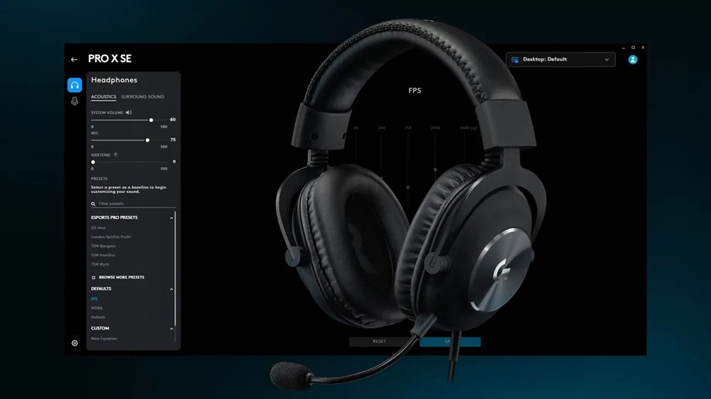 Ігрові навушники Logitech G PRO X SE (Black) (EU)