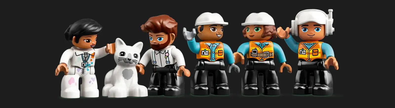 Конструктор LEGO Duplo Підйомний кран і будівництво (10933)