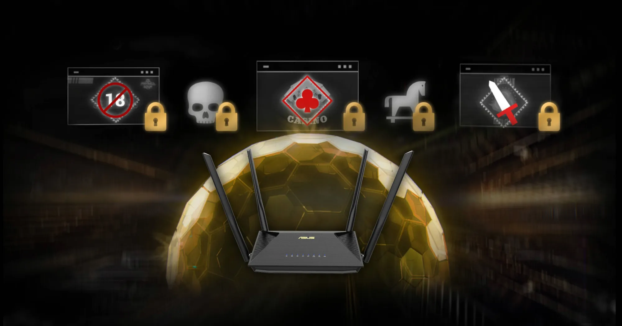 Маршрутизатор Asus RT-AX53U (Black)