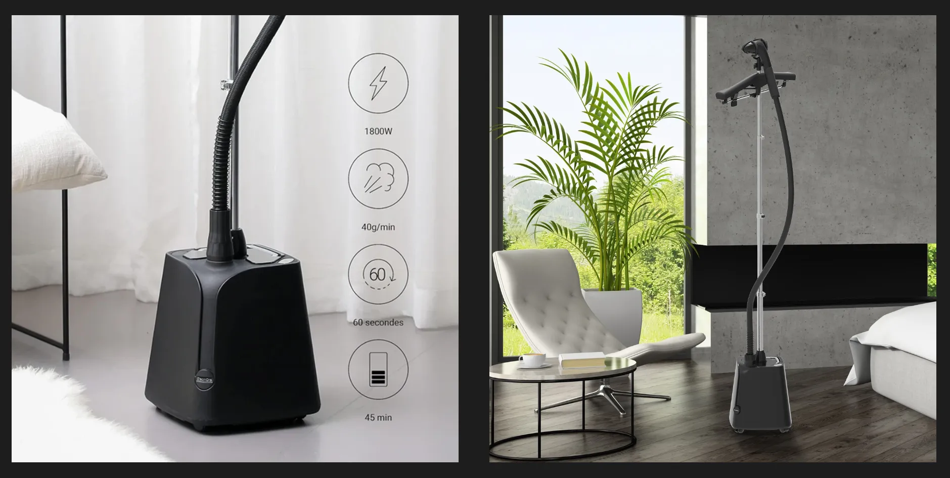 Отпариватель SteamOne H18B (Black) (UA)