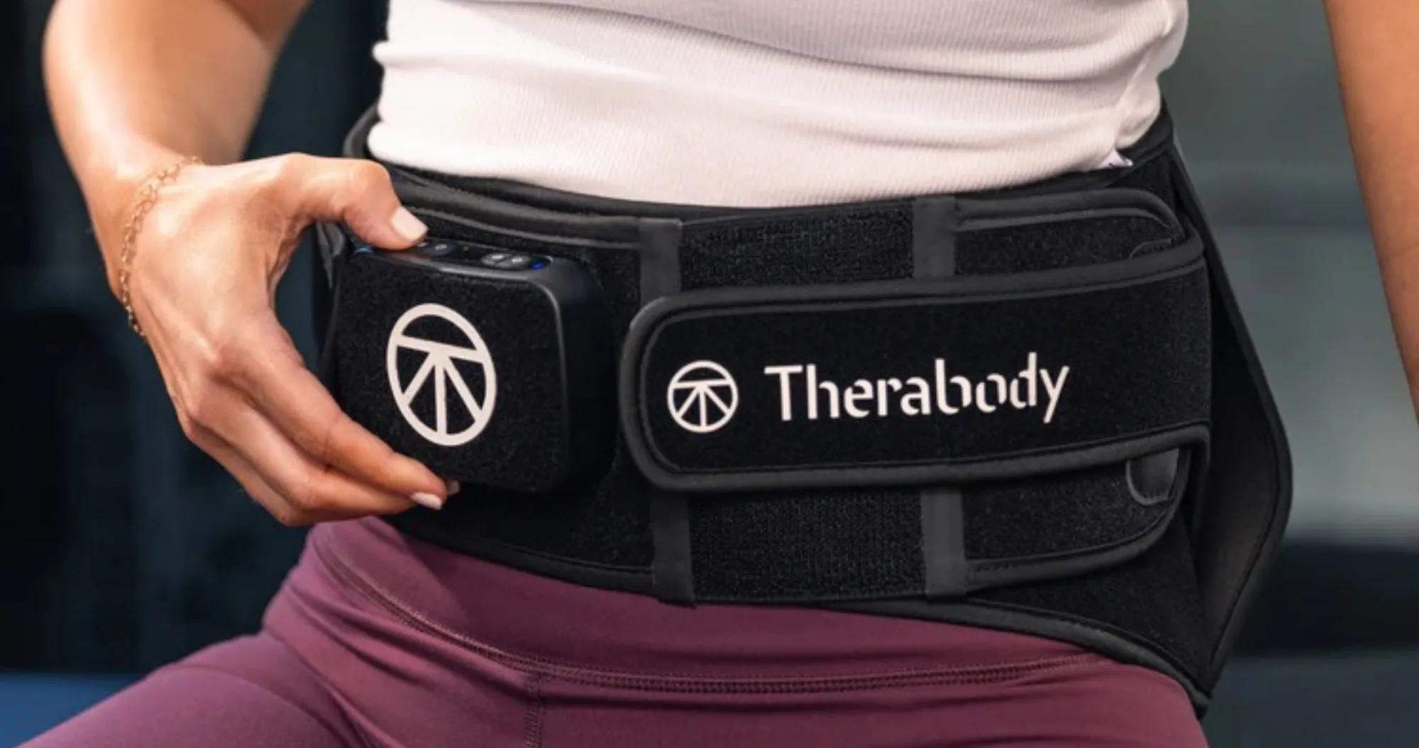 Вибрационный согревающий пояс ThermBack LED