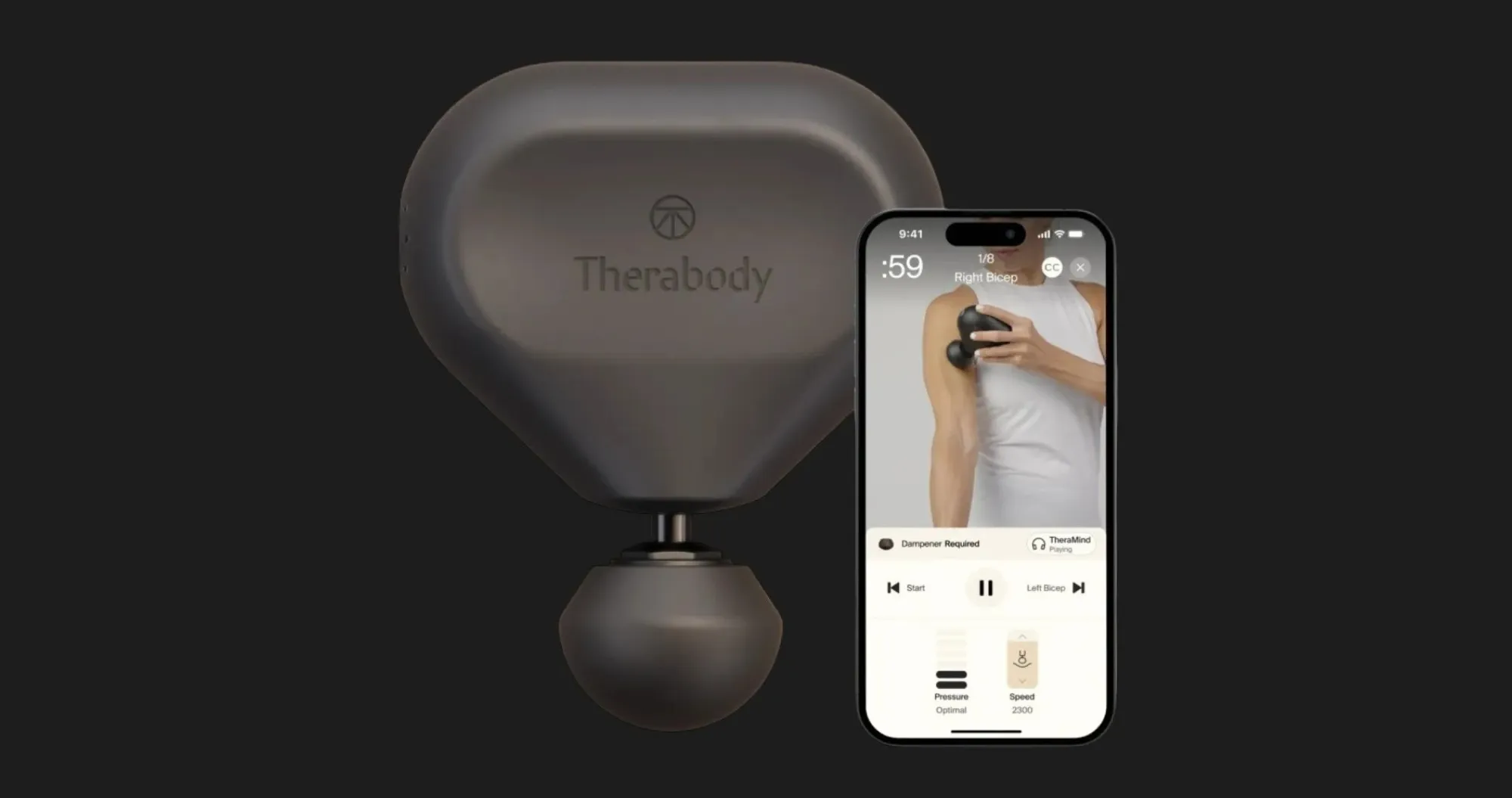 Перкусійний масажер Theragun mini, 3-е покоління (Black)