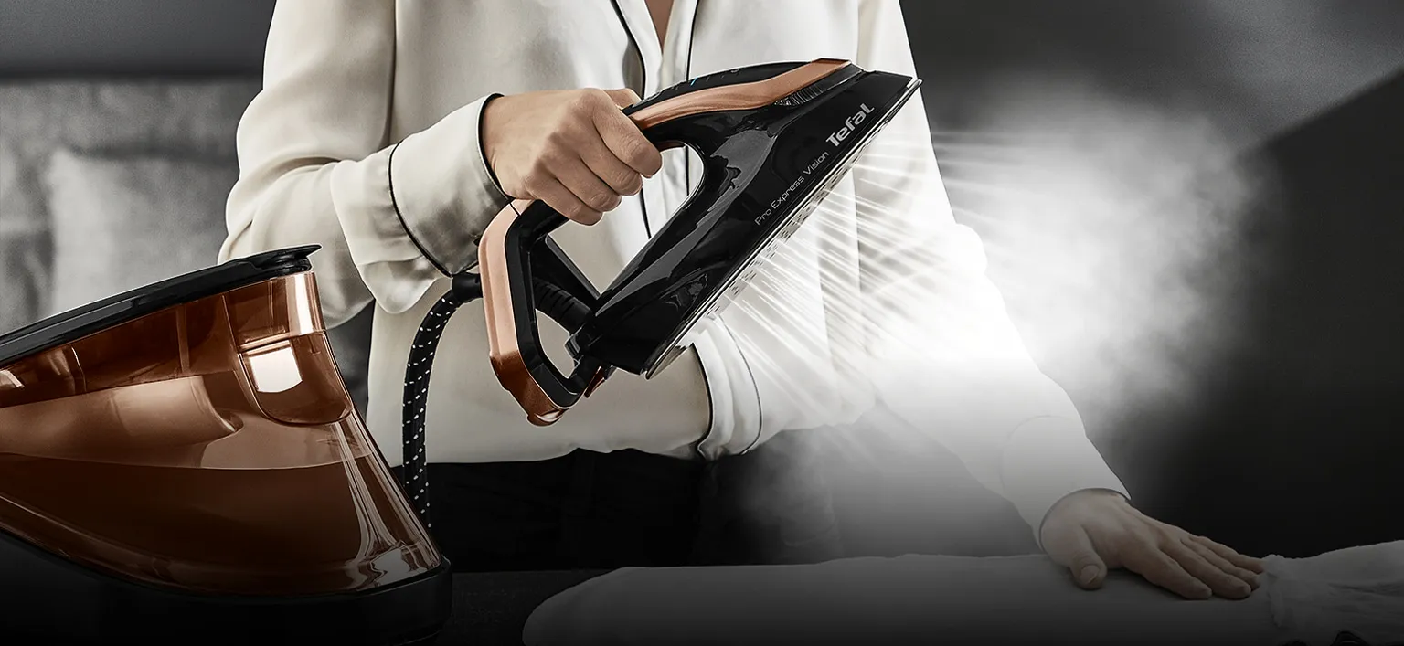 Парогенератор Tefal Pro Express Vision (GV9823E1) (Black/Gold) (UA)