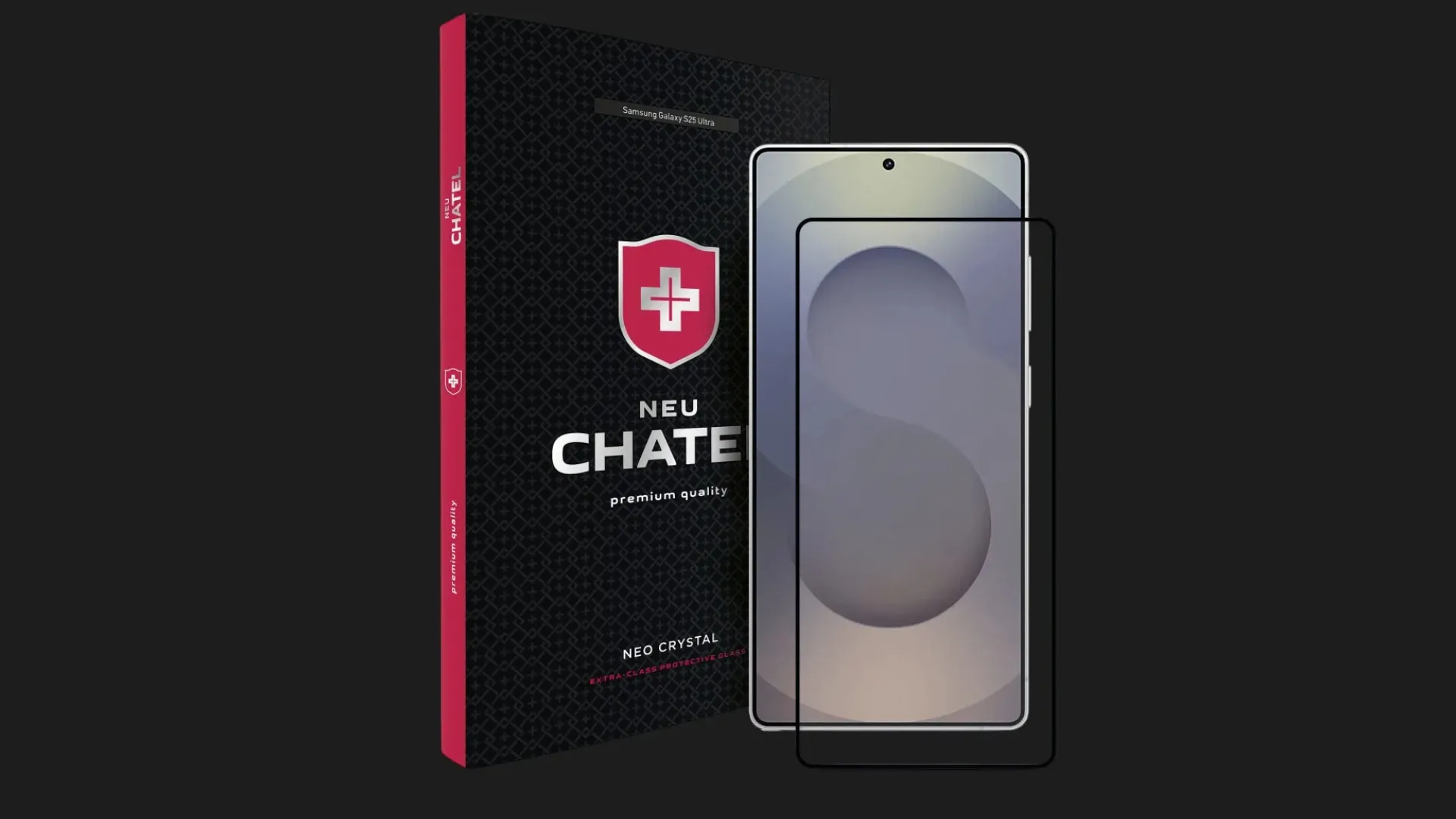 Защитное стекло NEU Chatel Ultra Clear Anti-Reflective для Samsung Galaxy S25 Ultra