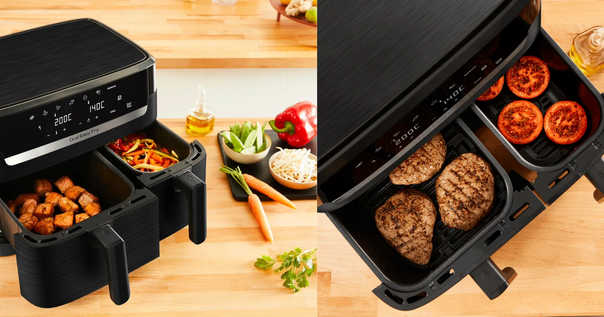 Мультипечь Tefal Dual Easy Fry EY901N10 (Standard)