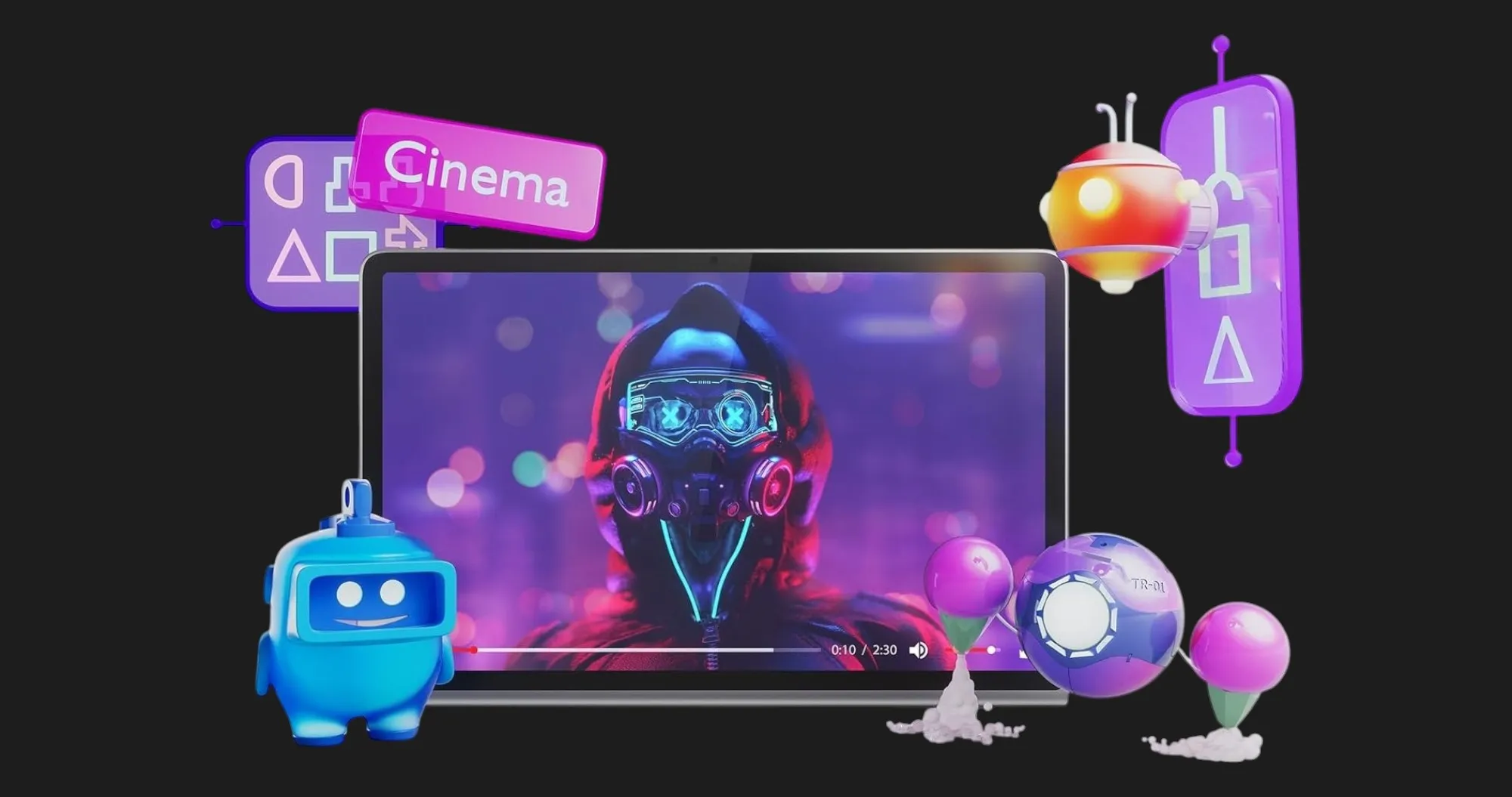 Планшет Lenovo Tab Plus Wi-Fi 8/128GB + Case (Luna Gray) UA