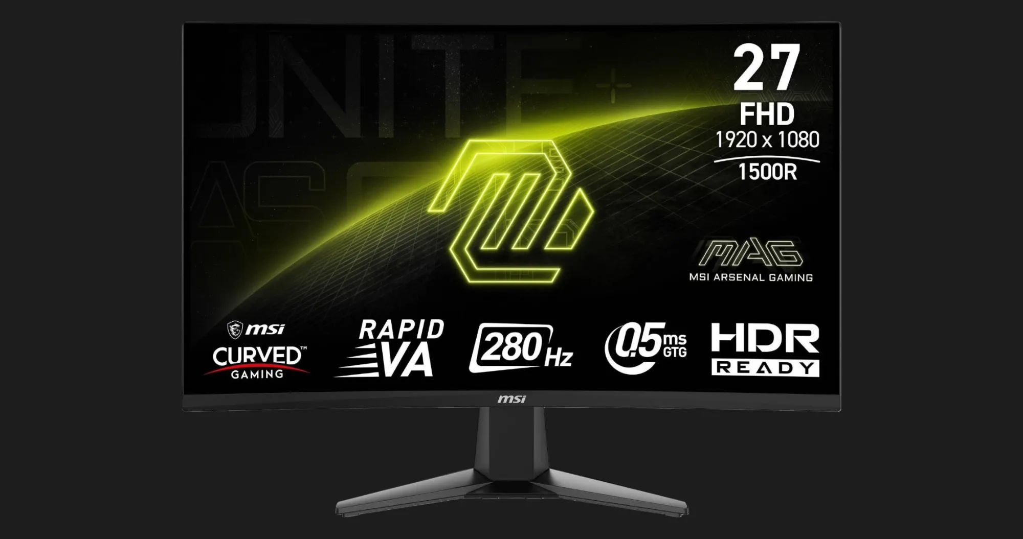 Монітор MSI 27" MAG 276CXF VA 280Hz (UA)
