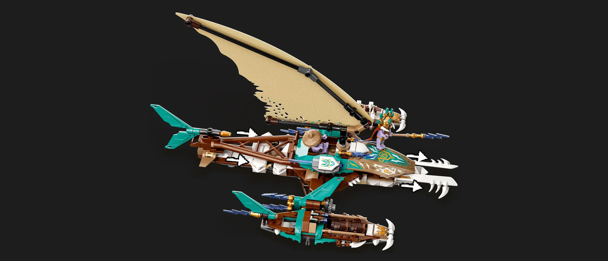 Конструктор LEGO Ninjago Catamaran Sea Battle (71748)