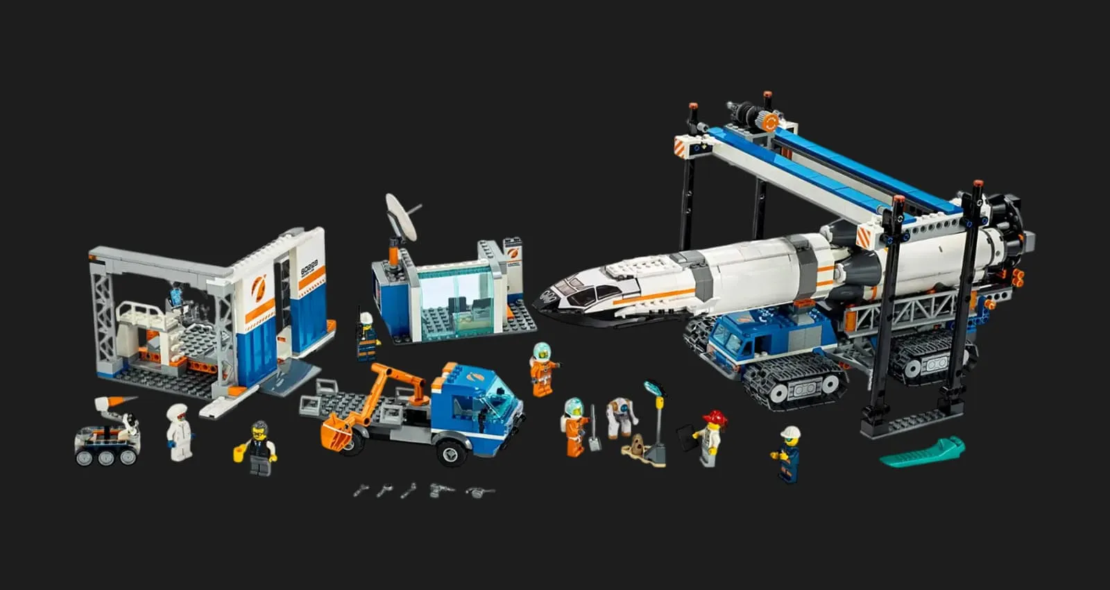 Конструктор LEGO City Rocket Assembly &amp; Transport (60229)