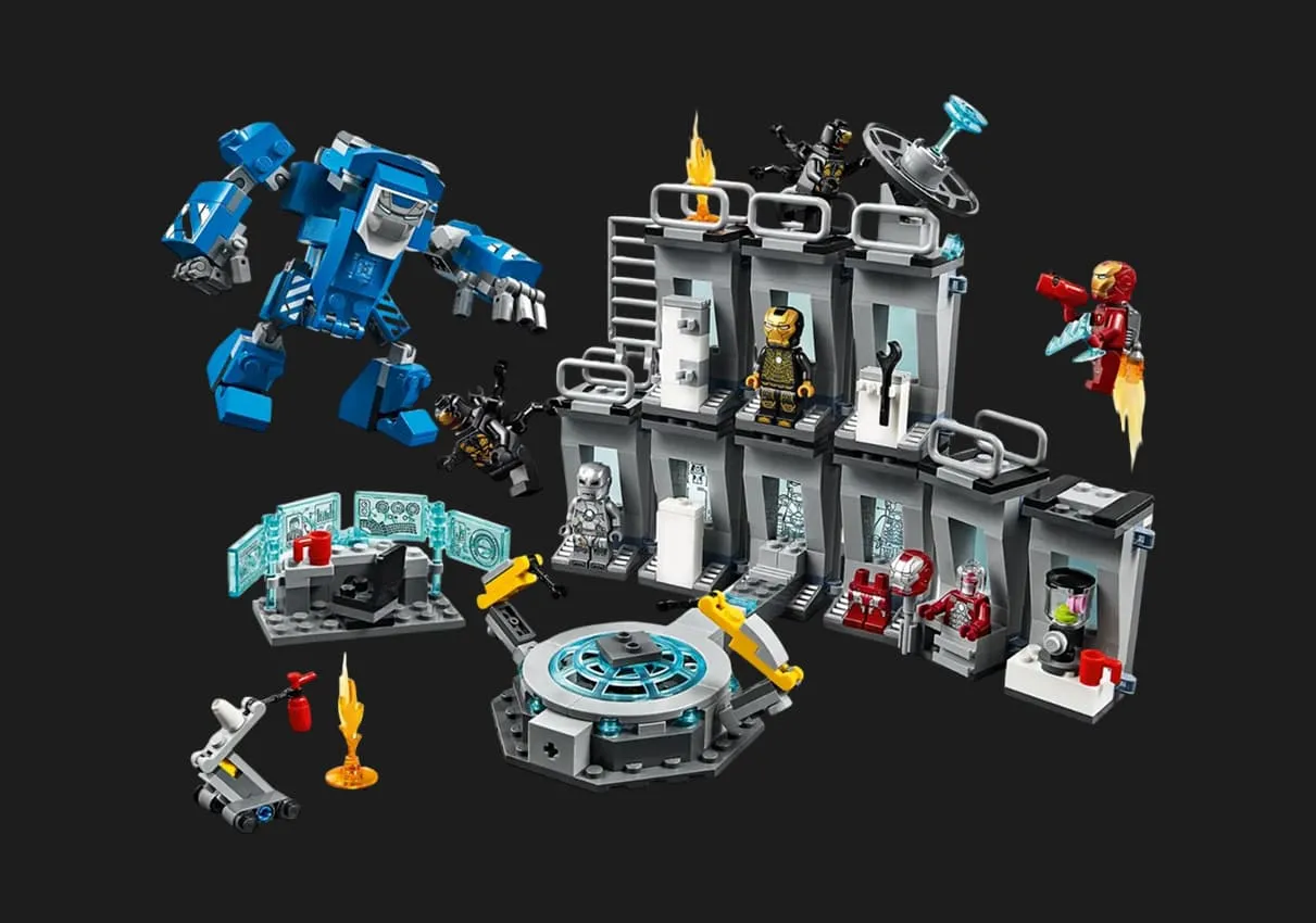 Конструктор LEGO Marvel Iron Man Hall of Armor (76125)