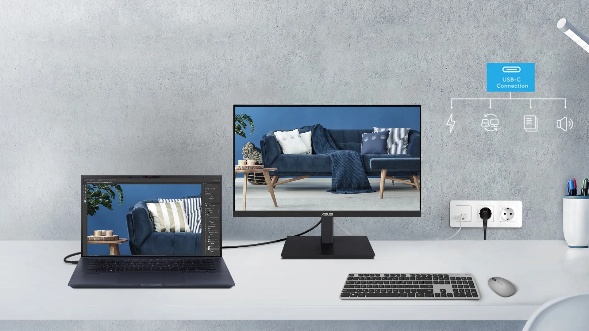 Монитор ASUS 27&quot; VA27EQSB IPS 75Hz 90LM0559-B01170 (Global)