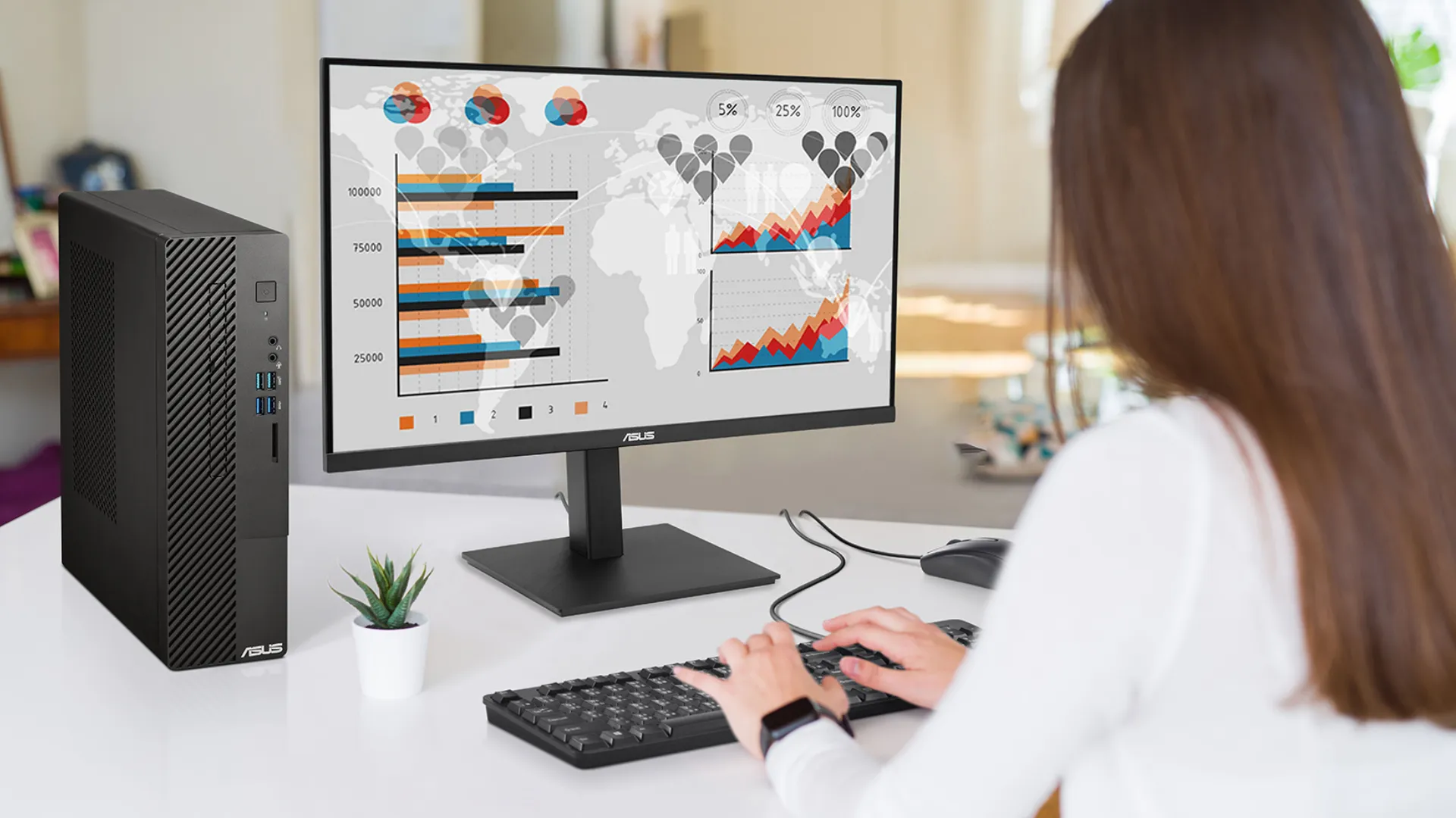 Монитор ASUS 27&quot; VA27EQSB IPS 75Hz 90LM0559-B01170 (Global)