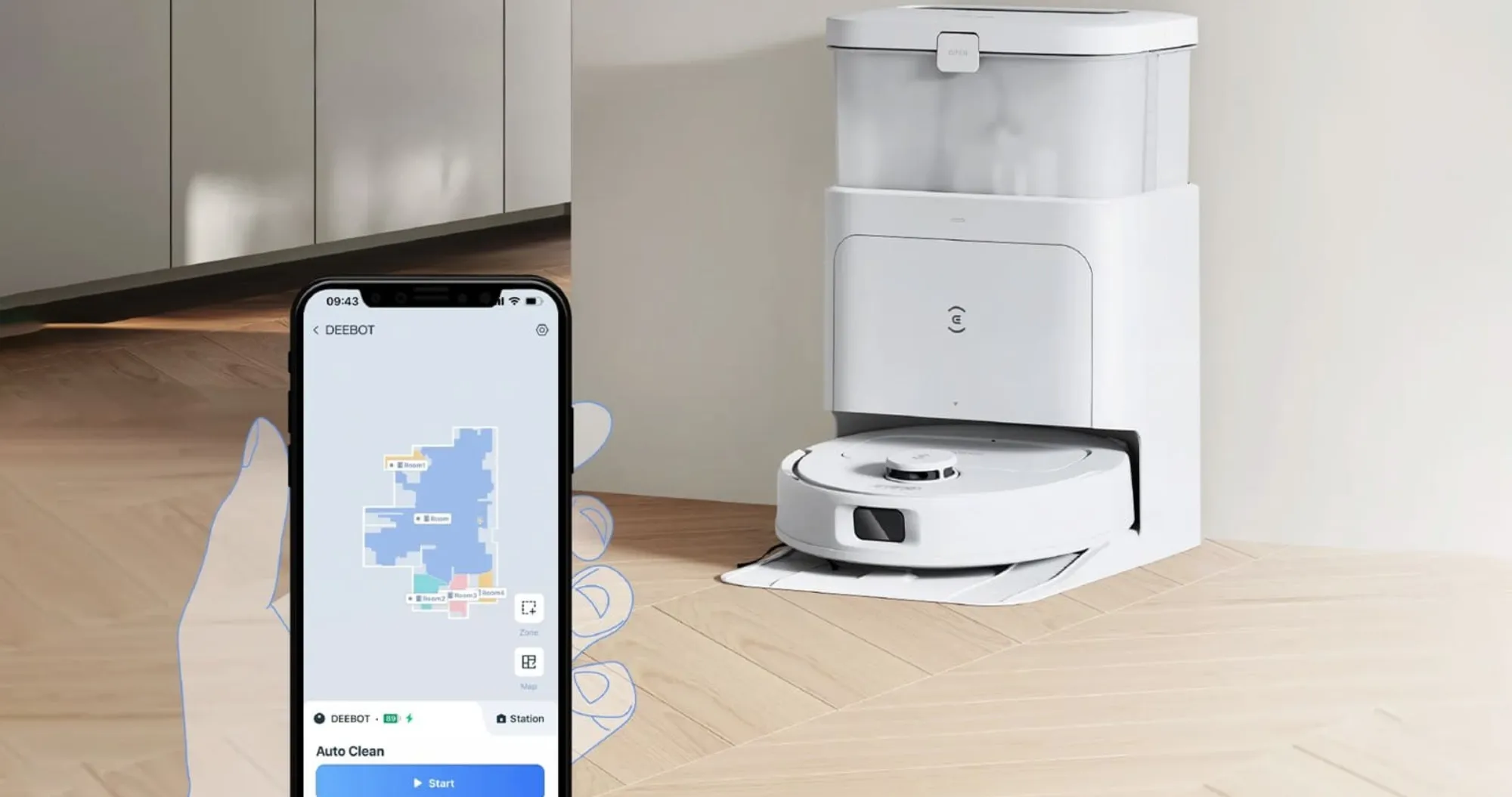 Робот-пилосос Ecovacs Omni N30 Pro (Black) (UA)