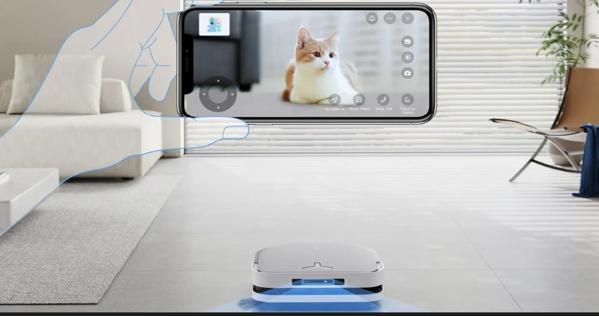 Робот-пылесос Ecovacs Deebot Ozmo X5 Pro Omni (White) (Standard)