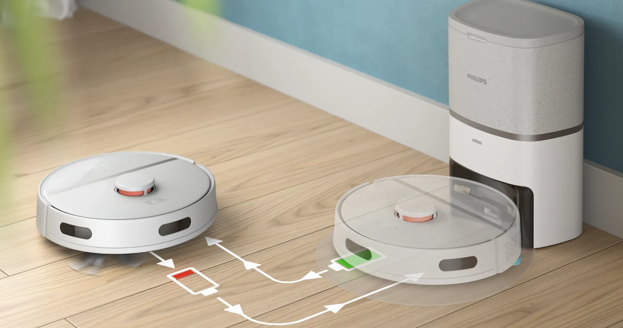 Робот-пилосос Philips XU3110/02 (White) (UA)