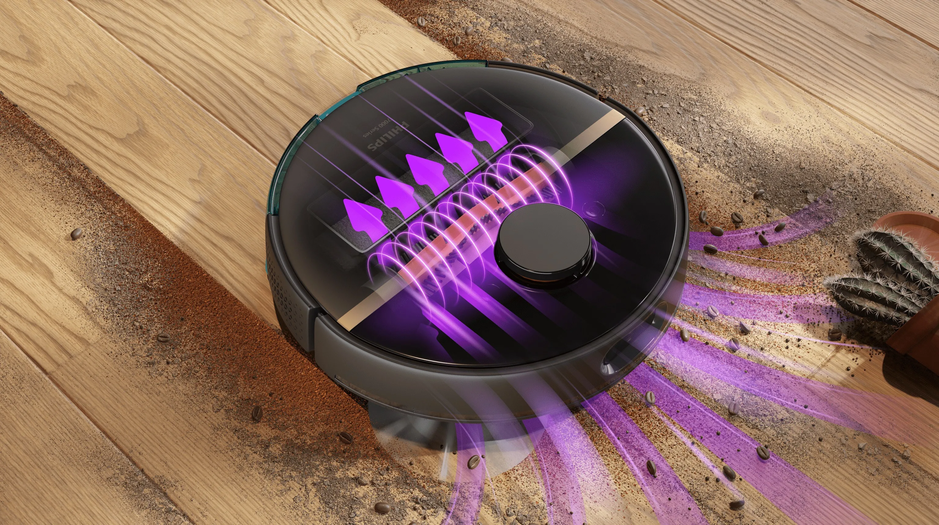 Робот-пылесос Philips XU7100/01 (Black) (Standard)