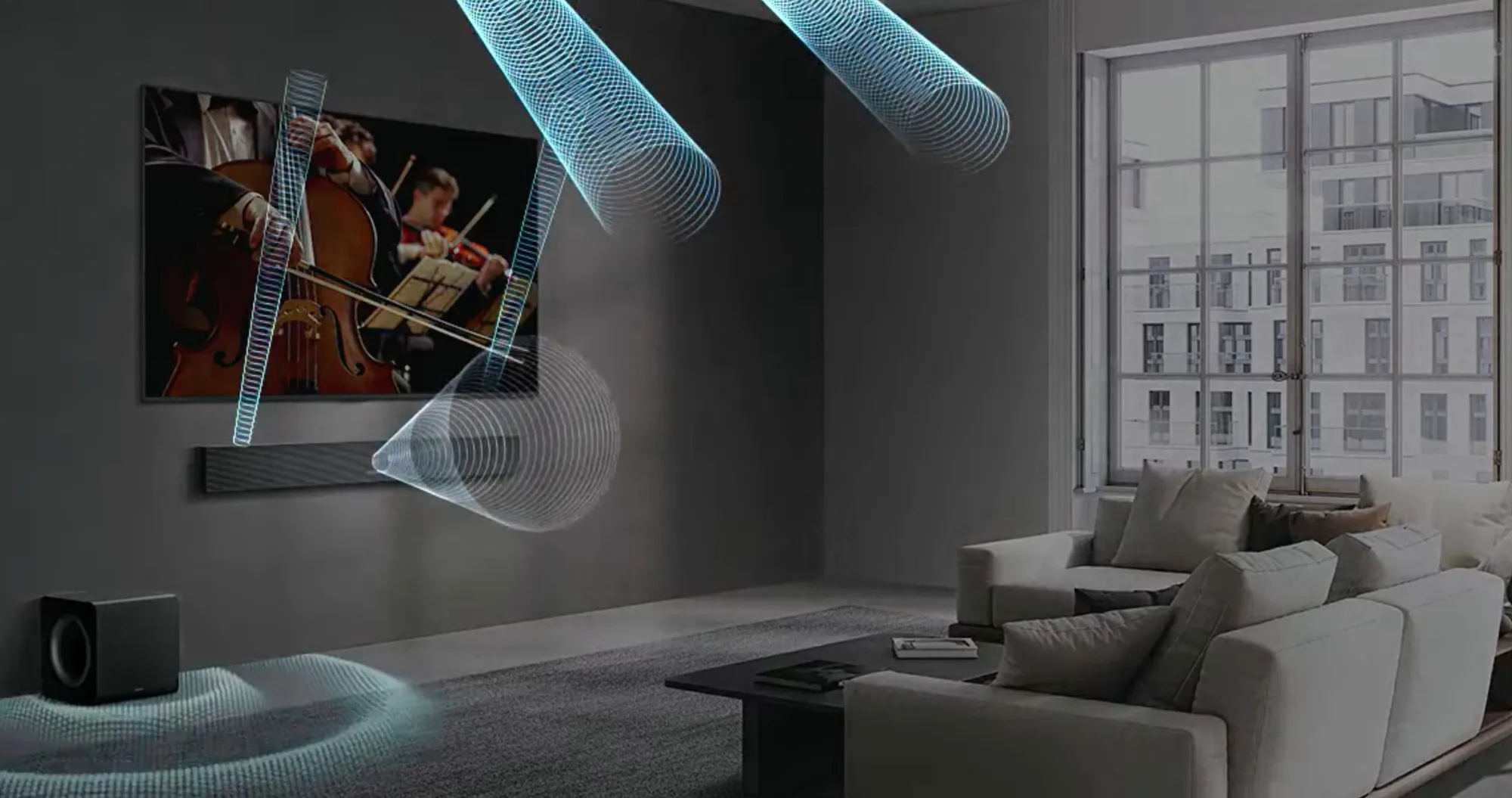 Саундбар Samsung HW-QS700F Dolby Atmos (Black)