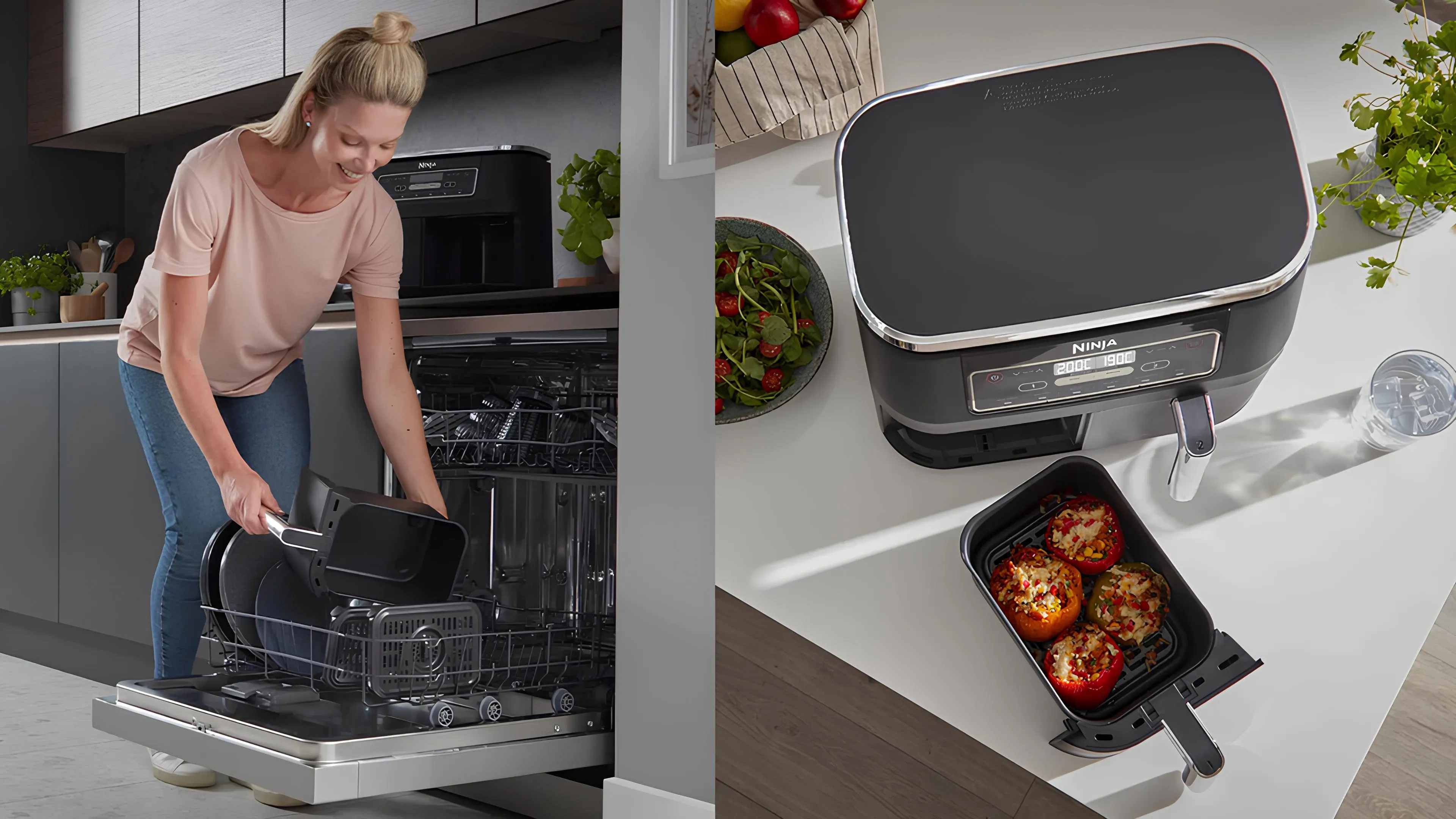 Мультипіч Ninja Air Fryer Dual zone AF200EU (UA)