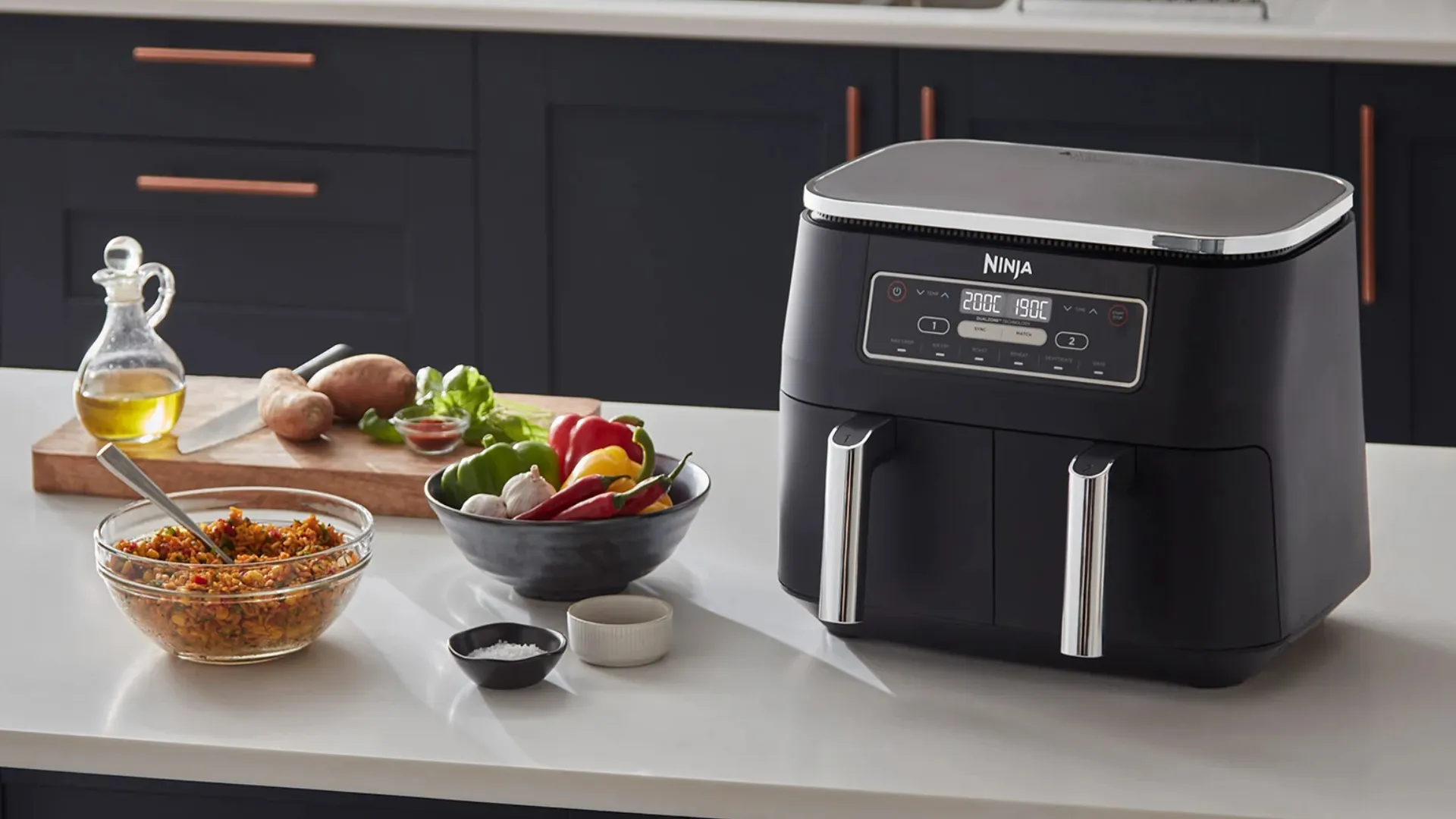 Мультипіч Ninja Air Fryer Dual zone AF200EU (UA)