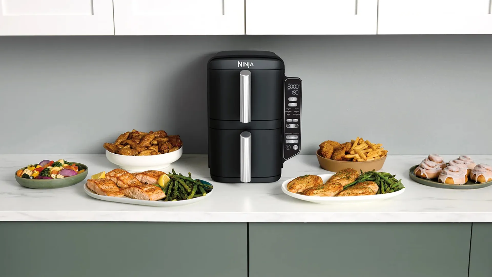 Мультипечь Ninja Double Stack 2-Level Air Fryer SL300EU (UA)