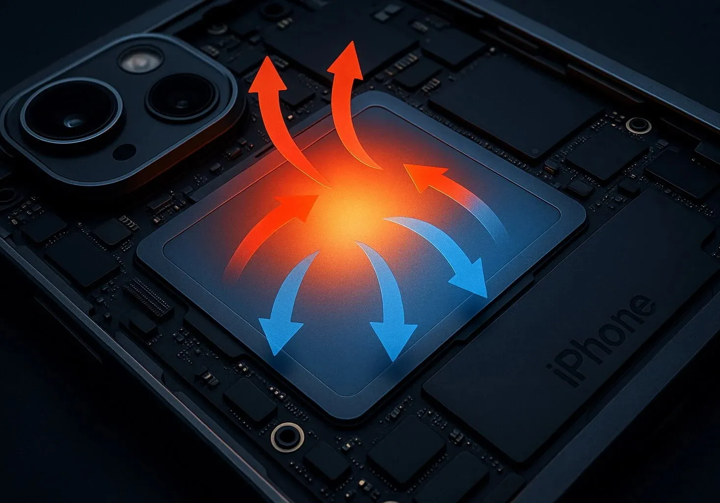 iPhone 17 испарительная камера