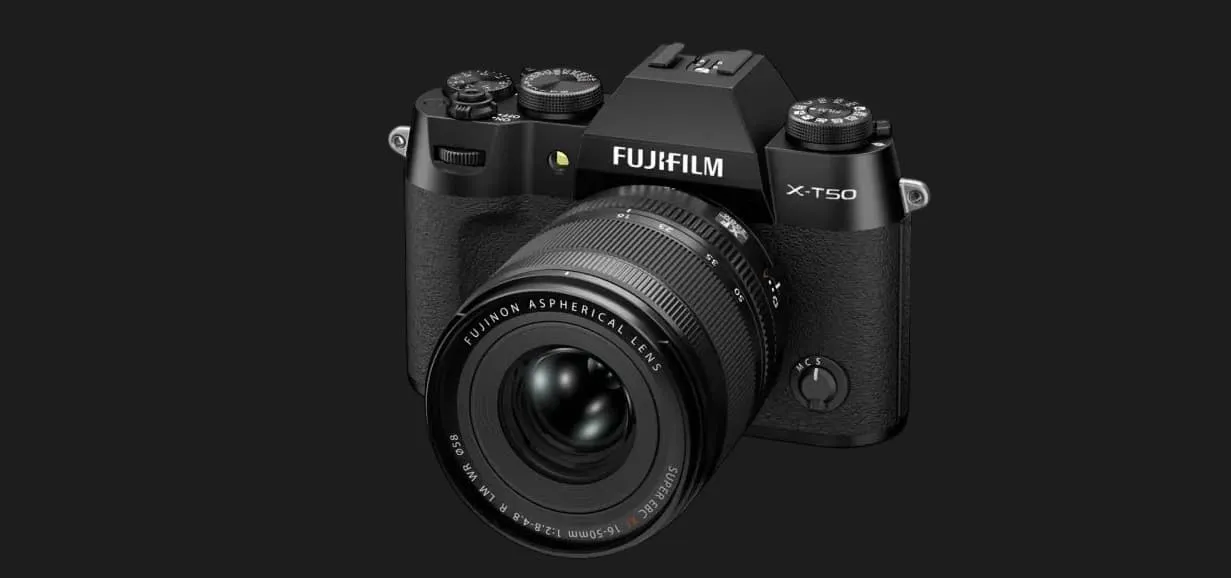Цифровой фотоаппарат Fujifilm X-T50 Kit 16-50mm f/2,8-4,8R LM WR (Black) (16828478) (Standard)