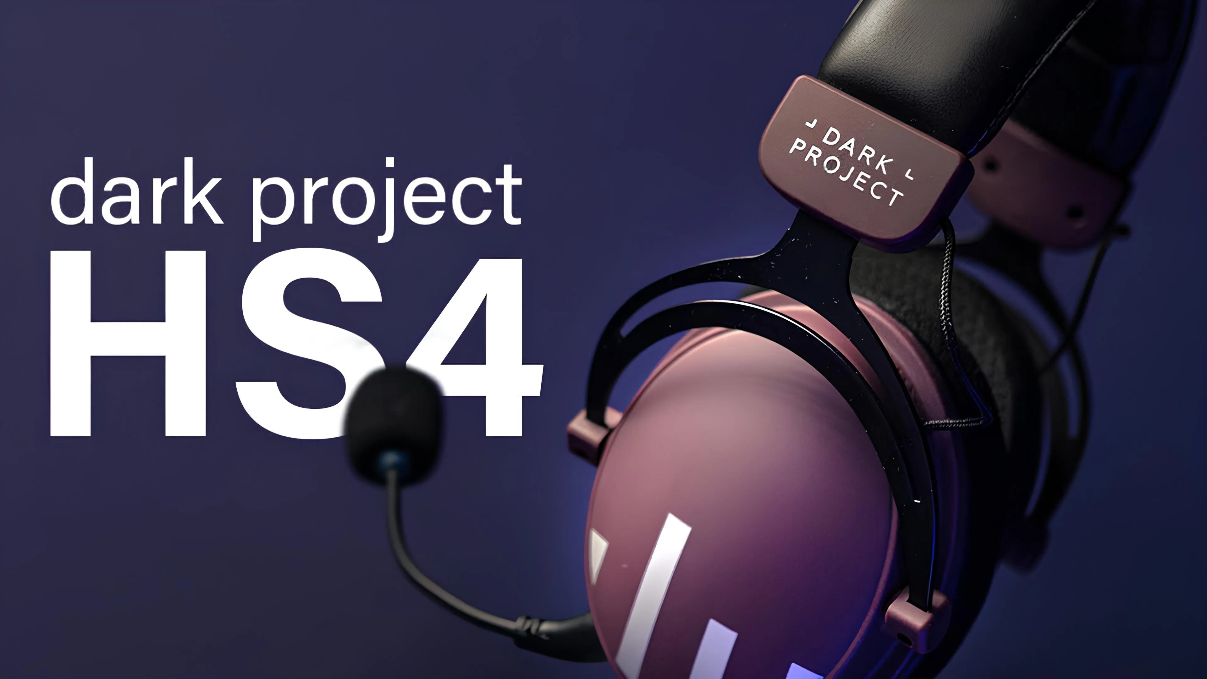 Игровая гарнитура Dark Project HS4 Wired (Purple/Black) (UA)