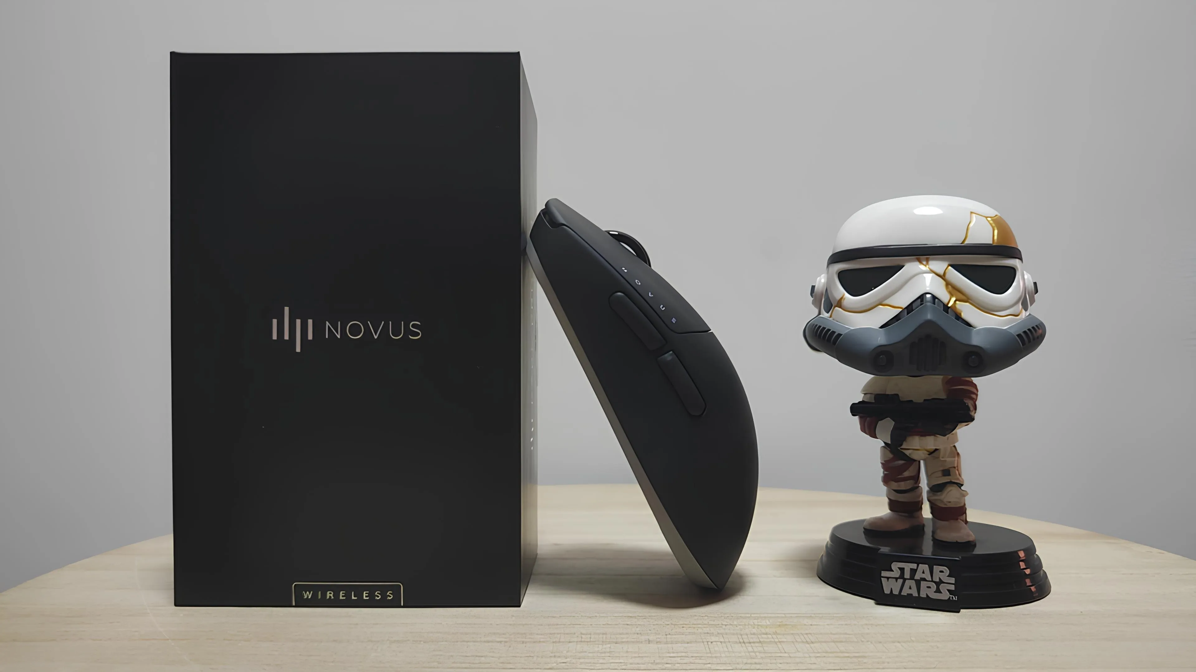 Ігрова миша бездротова Dark Project Novus (Black) (UA)