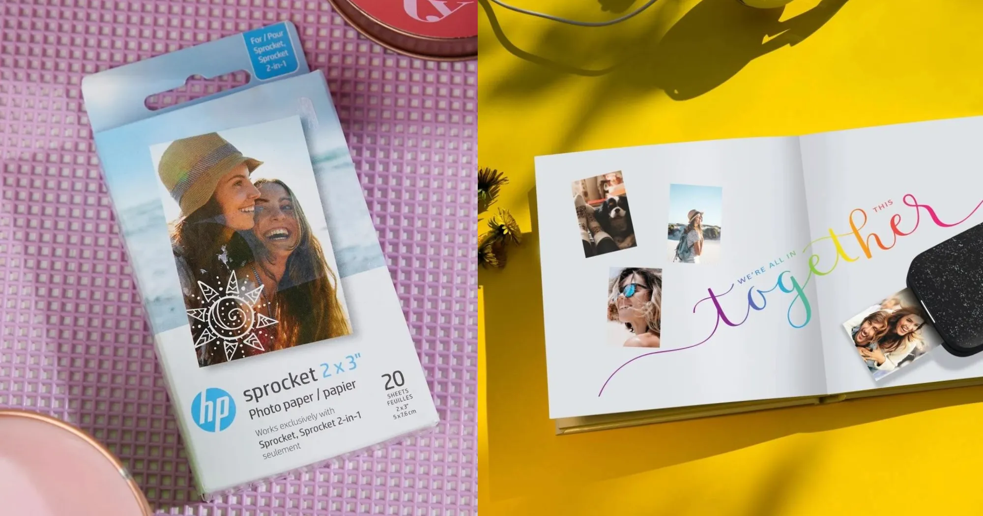 Фотобумага HP Sprocket Zink 2x3