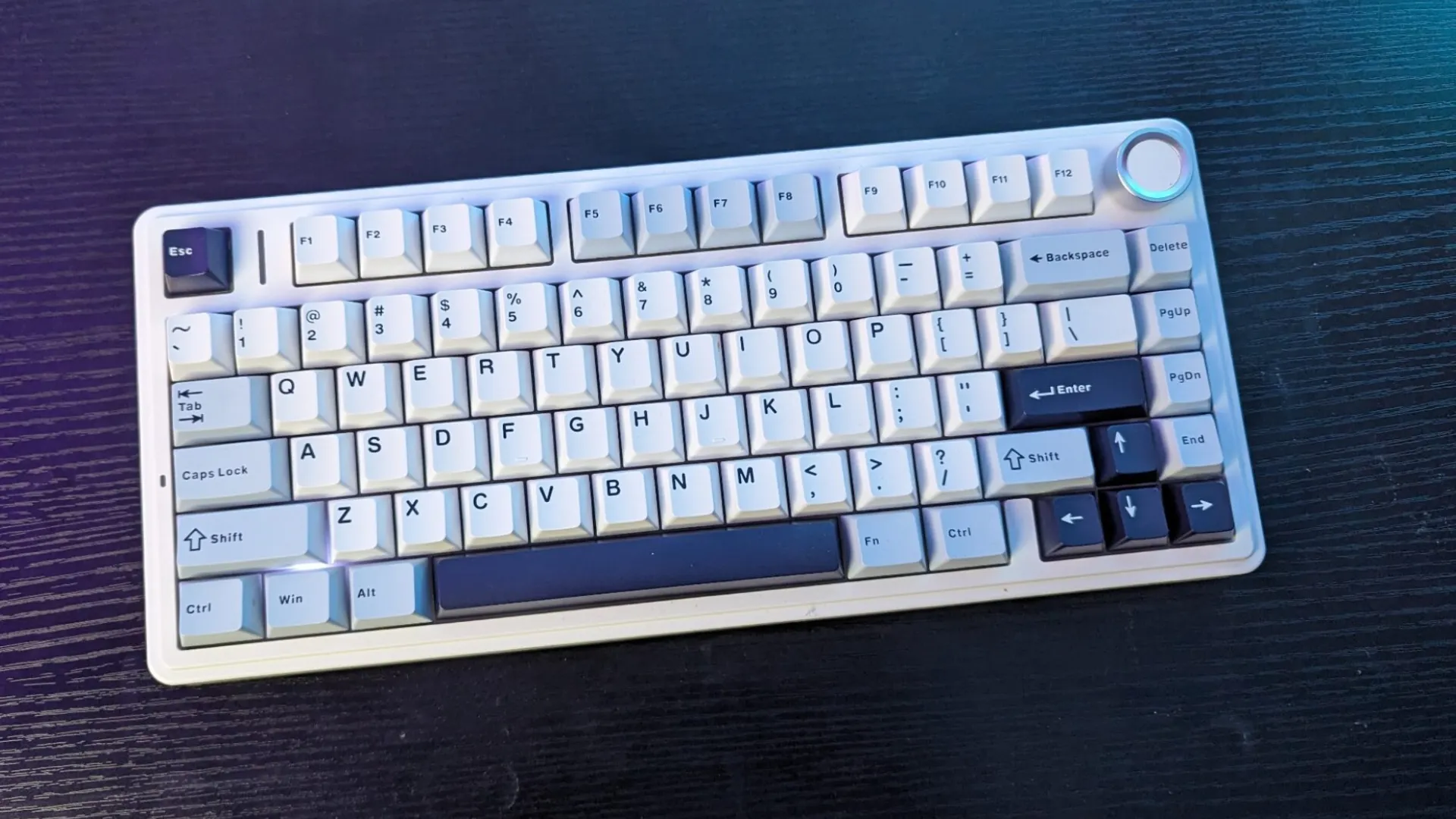 Клавіатура ігрова AULA F75 Wireless (White/Blue)