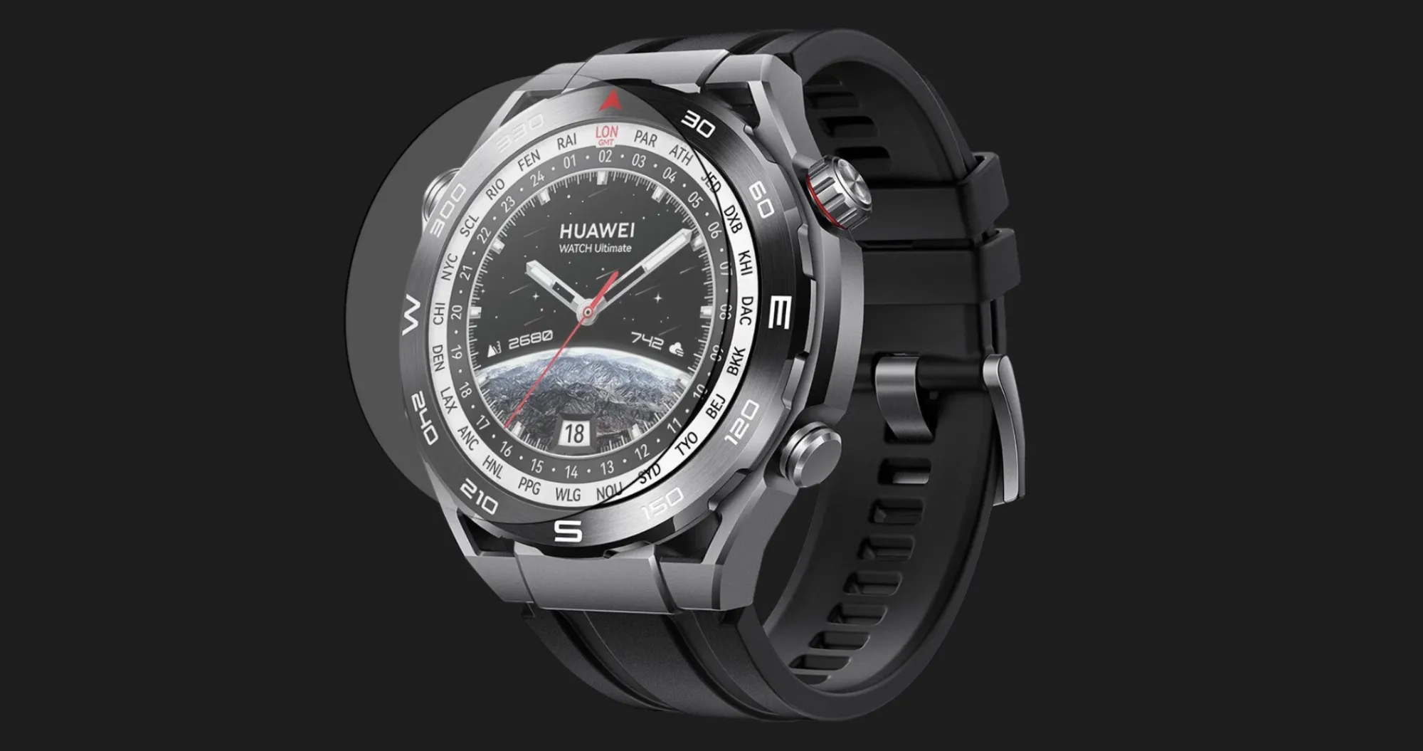 Защитная пленка Hydrogel Pro для Huawei Watch Ultimate 48mm (Glossy Clear)