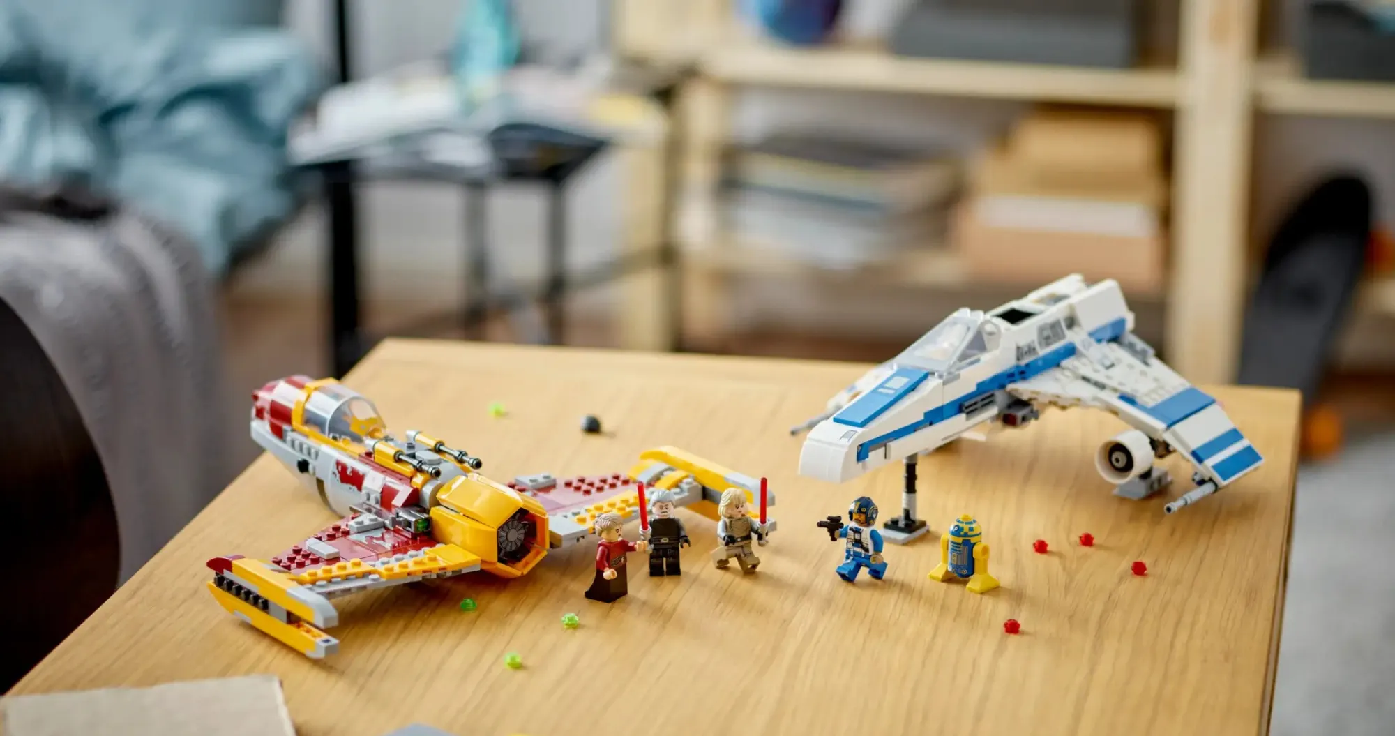 Конструктор LEGO Star Истребитель Новой Республики «E-Wing» против Звездного истребителя Шин Хати (75364)