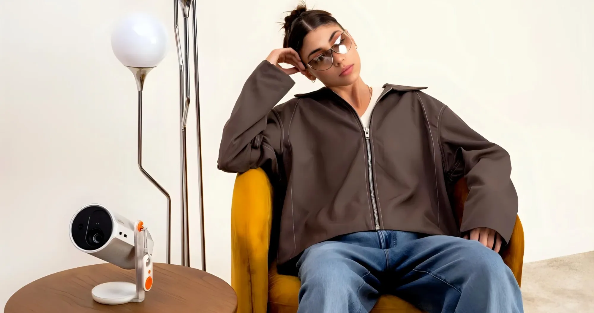 Портативний проектор XGIMI MoGo 4 Pro + Creative Set + Powerbase (WK08K-2) (Silver) (UA)