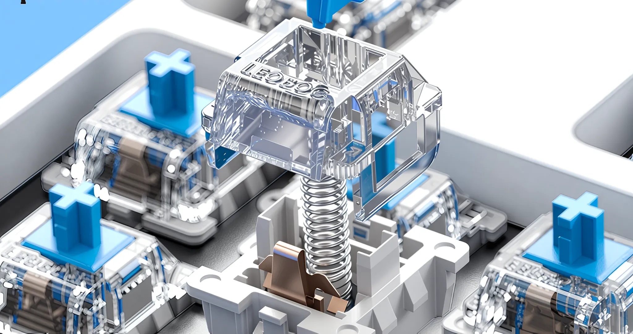 Клавіатура ігрова Aula F2088 PRO KRGD (White/Violet) (UA)