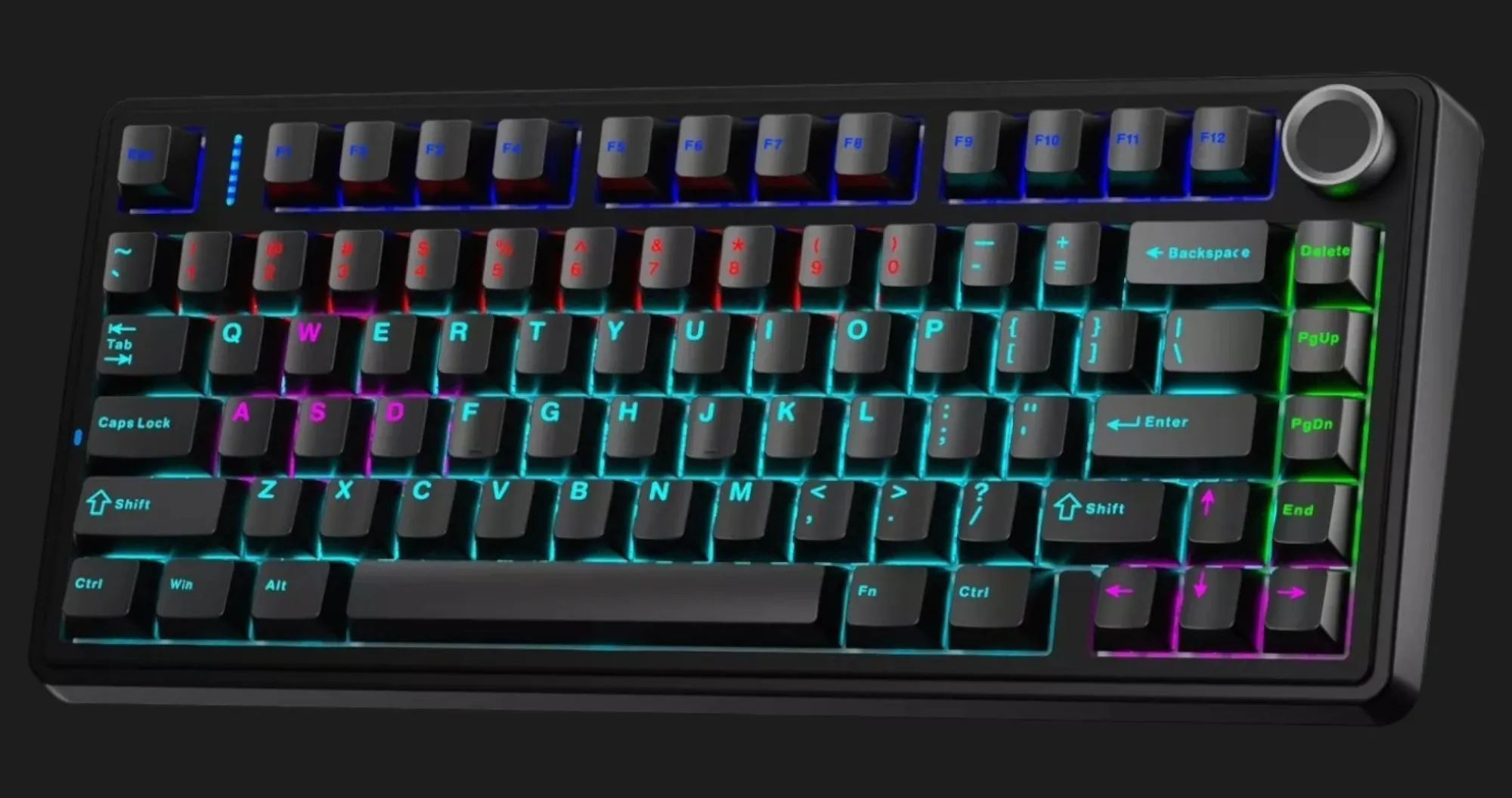 Клавіатура ігрова AULA F75 (Black) (UA)