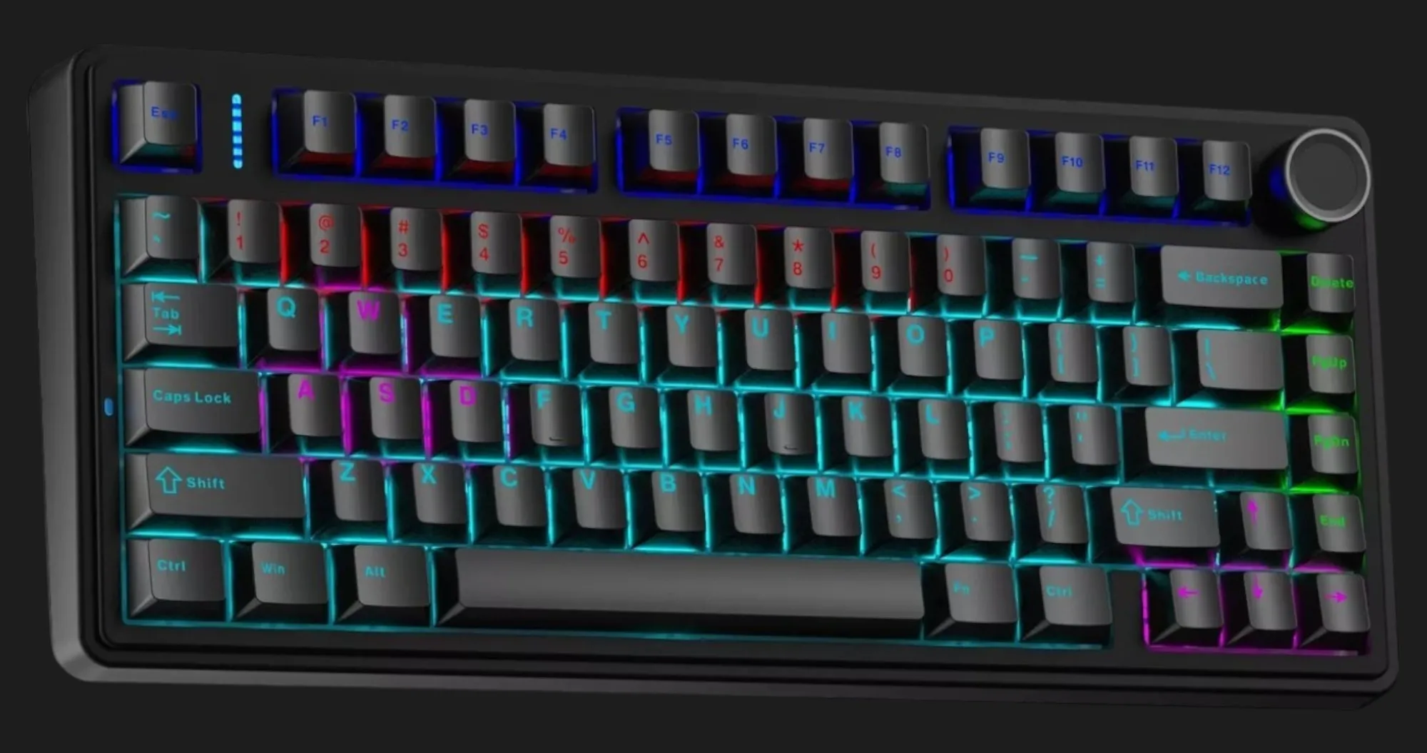 Клавиатура игровая AULA F75 (Black) (UA)