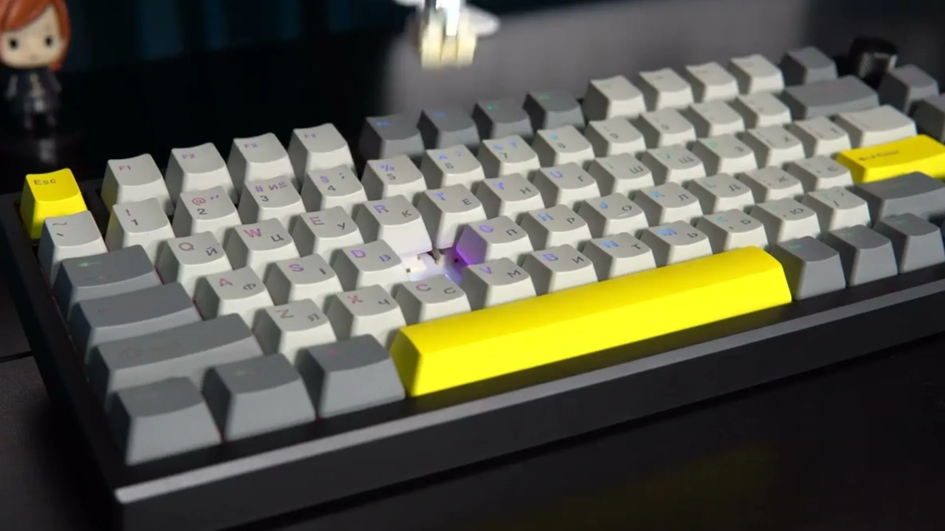 Клавиатура игровая Epomaker TH80 SE Flamingo (Black) (UA)